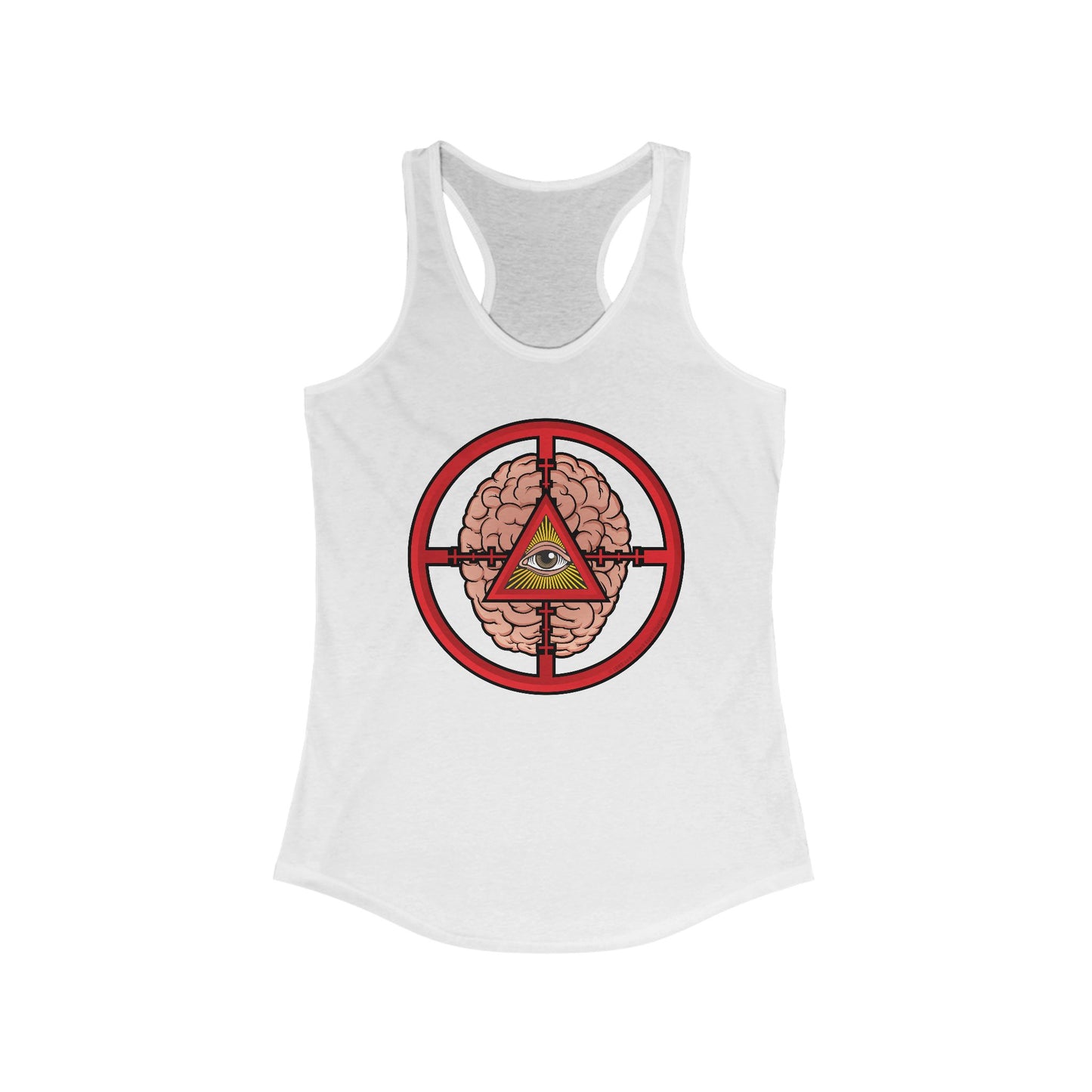 DK41: The Cluttered Mind - Ladies Racerback Tank
