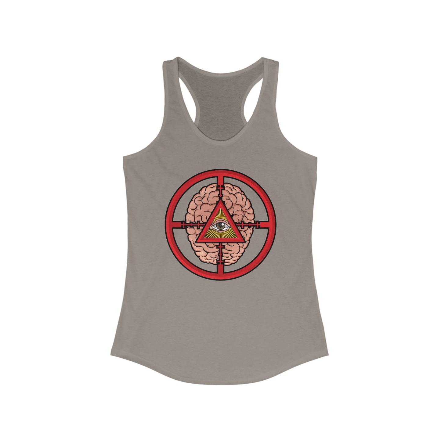 DK41: The Cluttered Mind - Ladies Racerback Tank