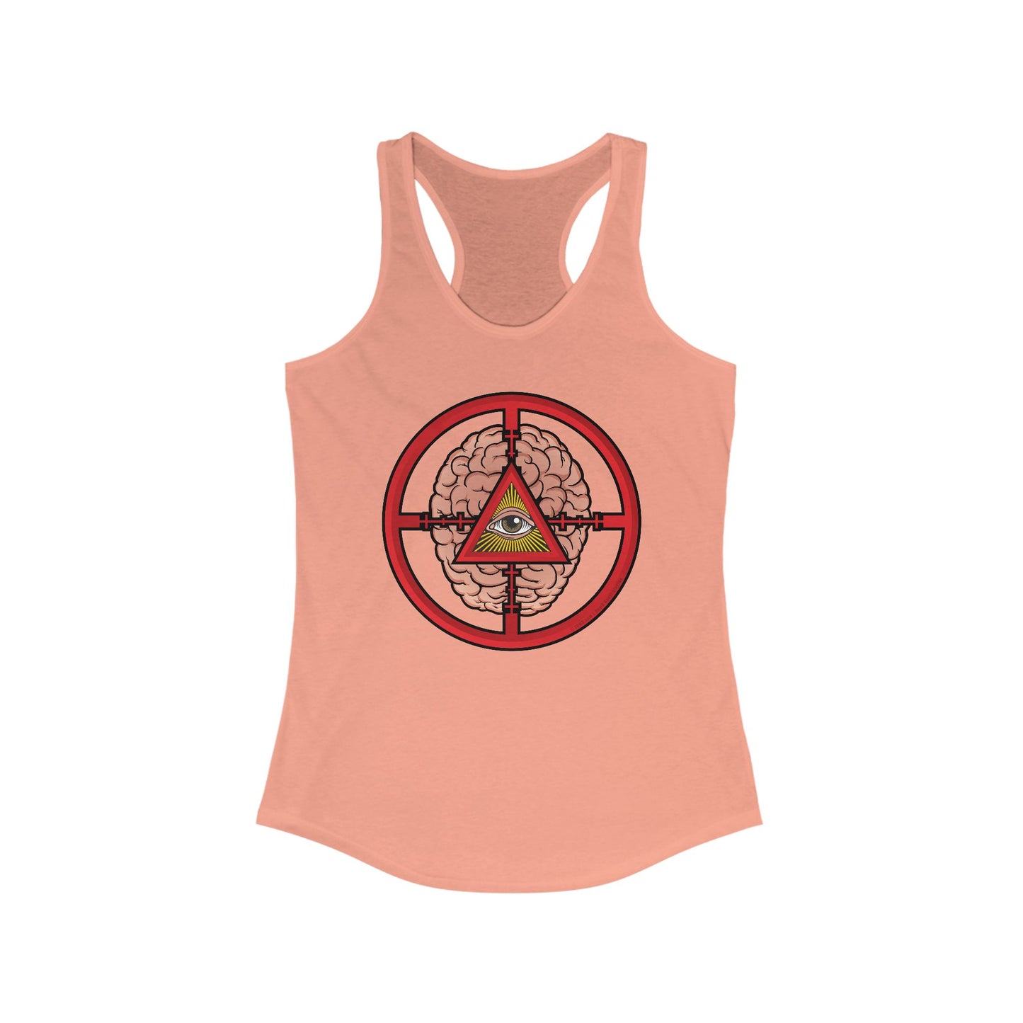 DK41: The Cluttered Mind - Ladies Racerback Tank