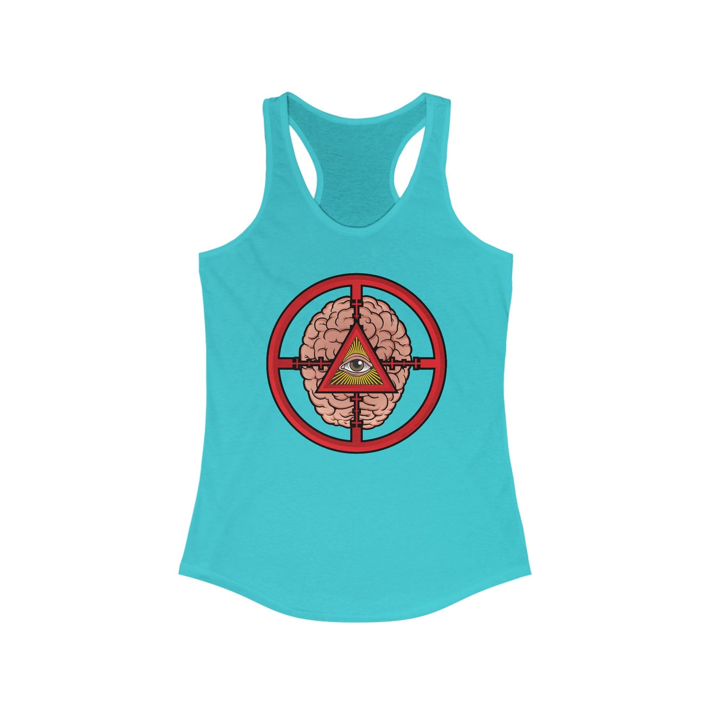 DK41: The Cluttered Mind - Ladies Racerback Tank