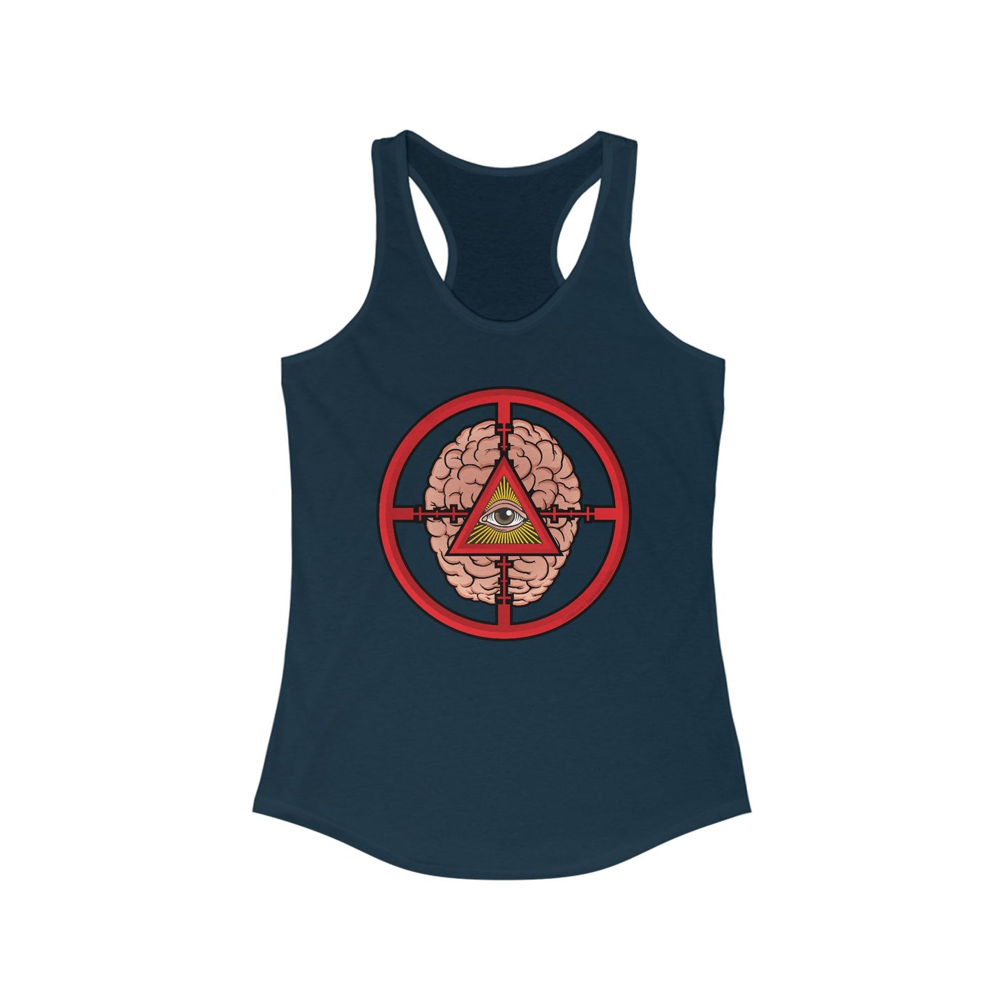 DK41: The Cluttered Mind - Ladies Racerback Tank