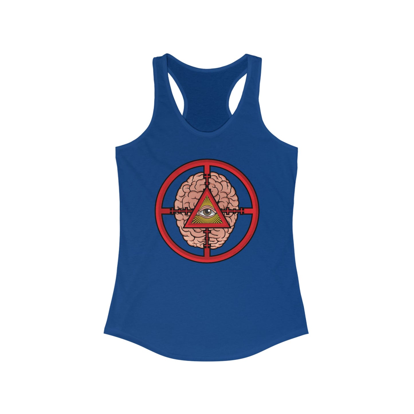 DK41: The Cluttered Mind - Ladies Racerback Tank