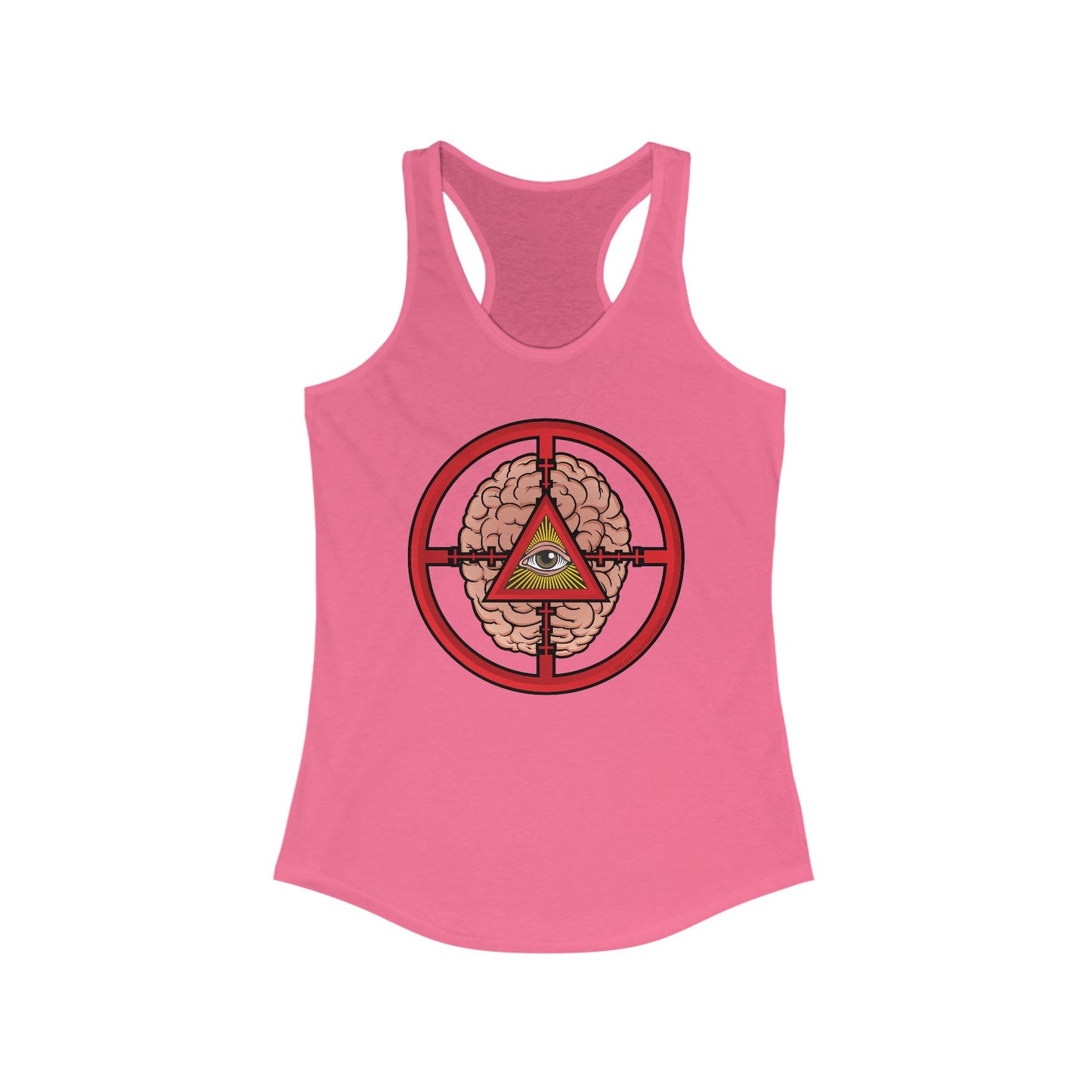 DK41: The Cluttered Mind - Ladies Racerback Tank