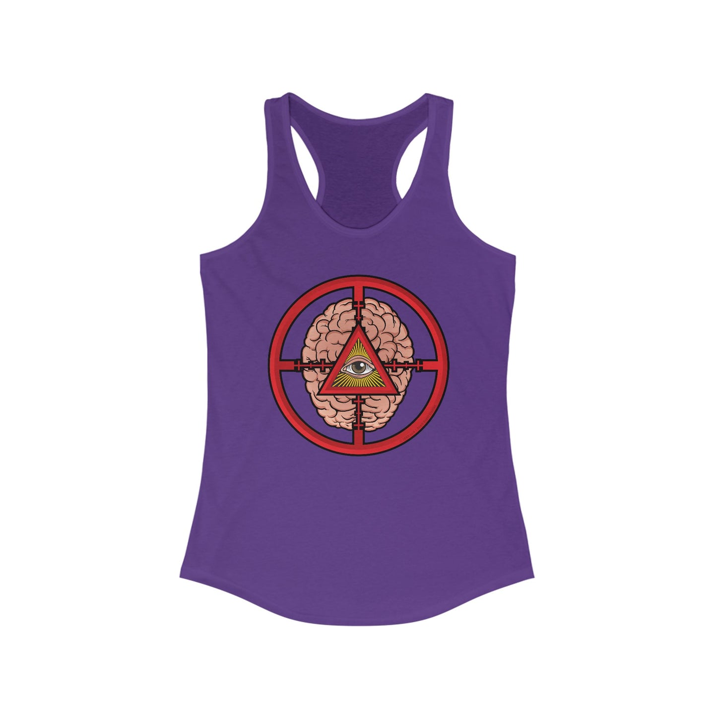 DK41: The Cluttered Mind - Ladies Racerback Tank