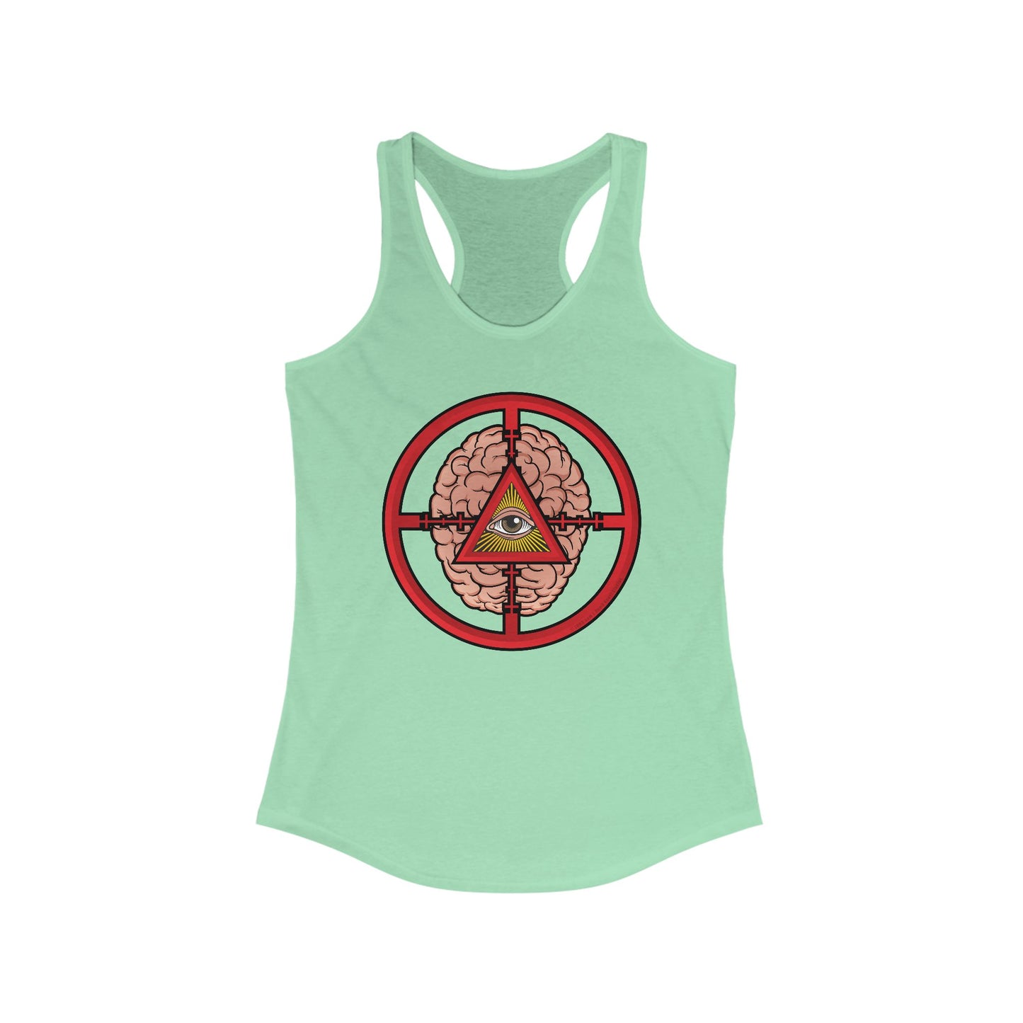 DK41: The Cluttered Mind - Ladies Racerback Tank
