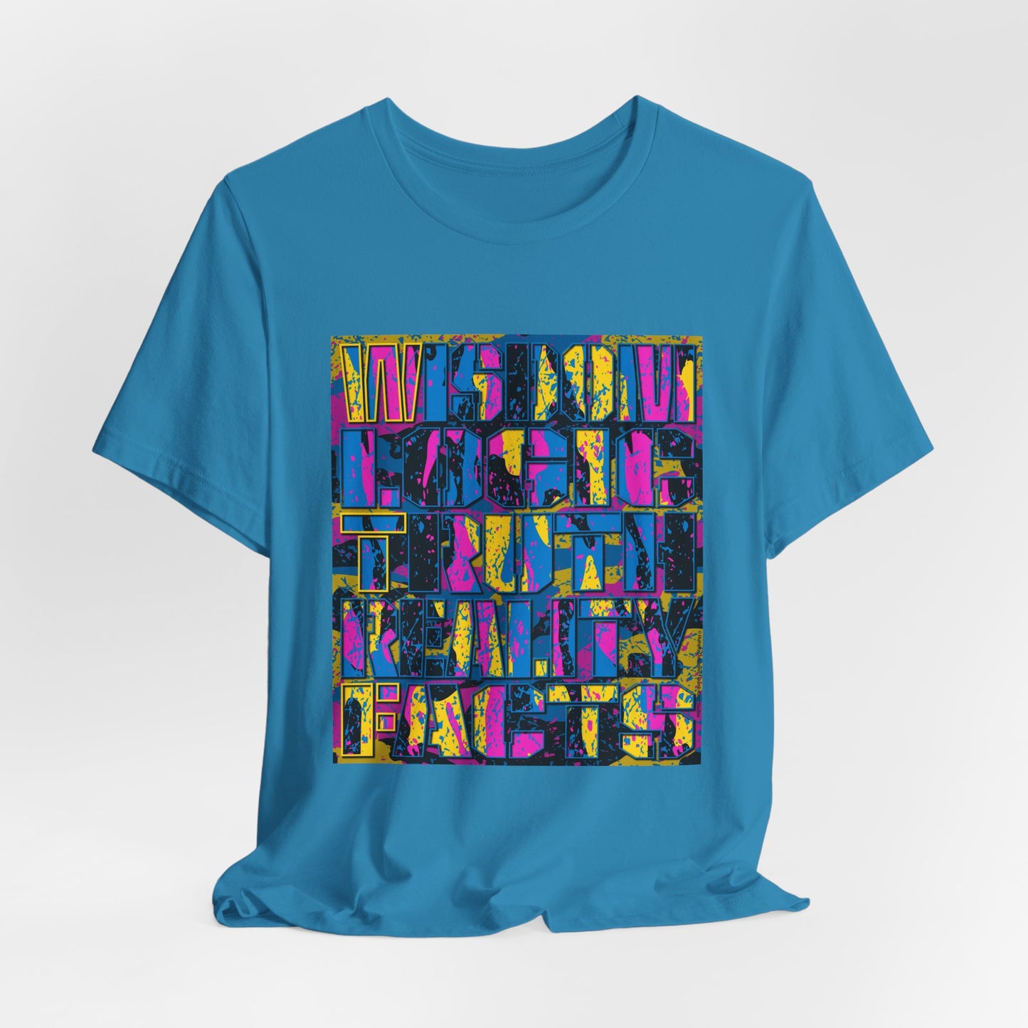 DK159: WTF! FTW! Facts! (CMYK Edition) - Unisex S/S T-Shirt