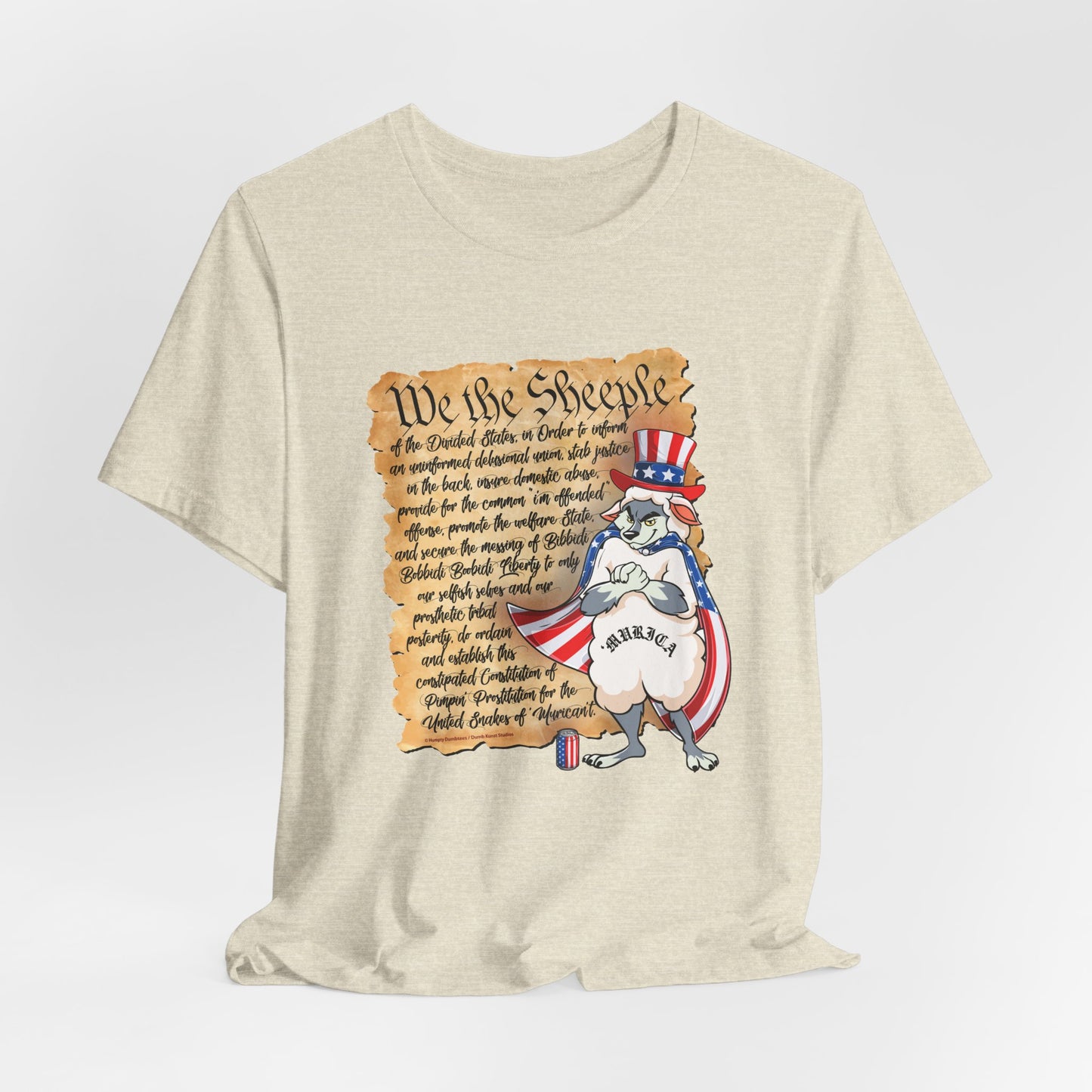 DK216: We The Sheeple - Unisex S/S T-Shirt