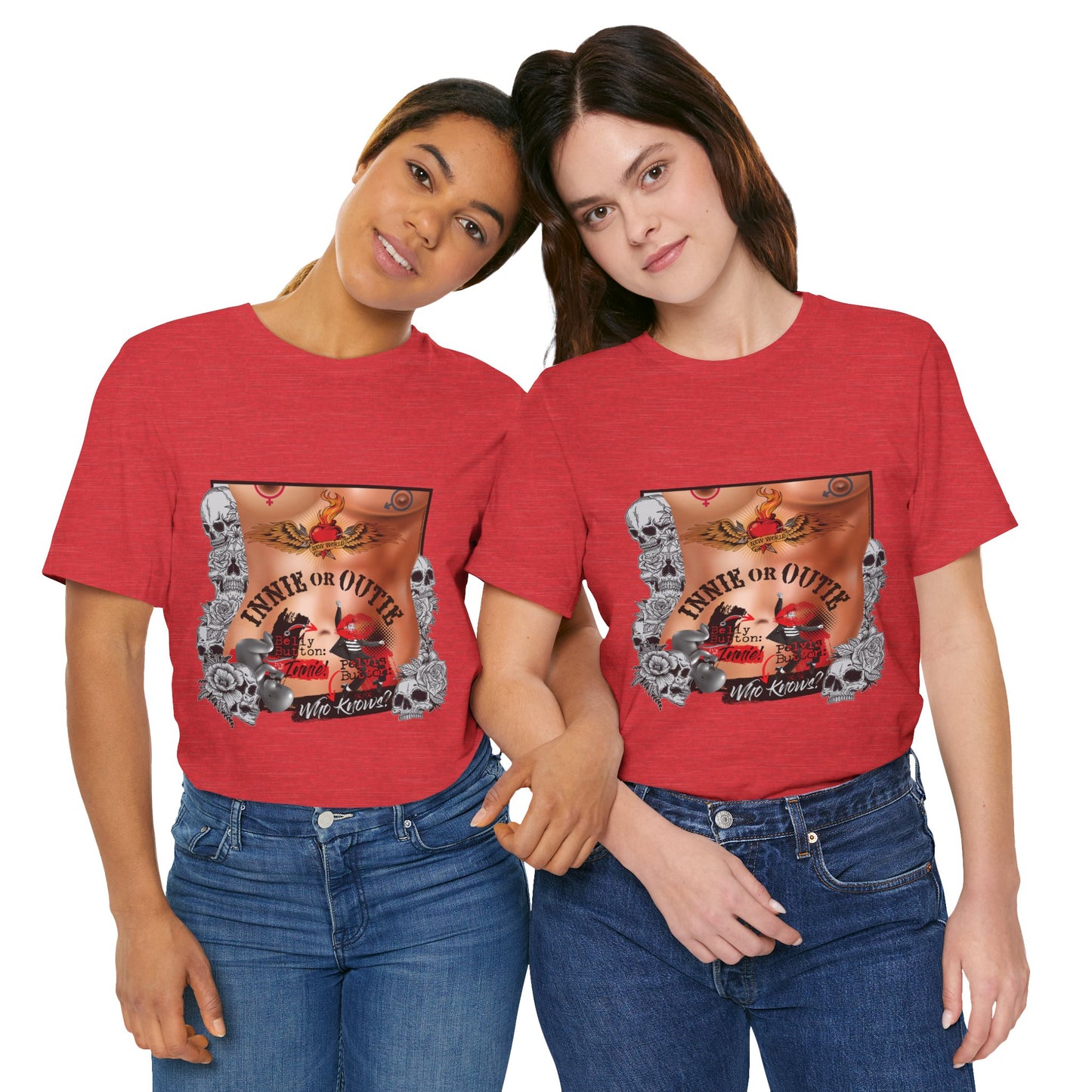 DK215: Innie or Outie - Unisex S/S T-Shirt