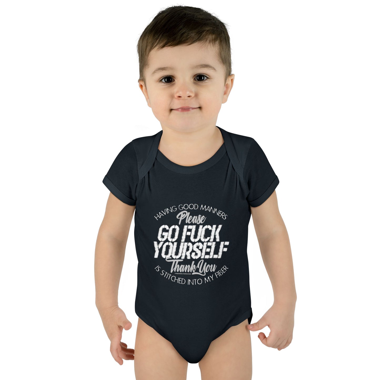 DK90: Please & Thank You (Go Fuck Yourself) - Infant Sized Onsie