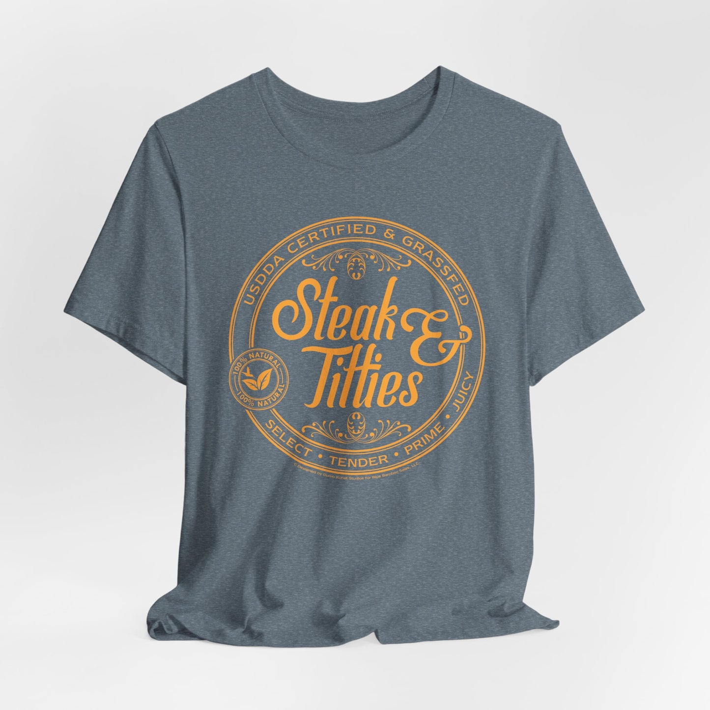 DK225: Steak & Titties - Unisex S/S T-Shirt