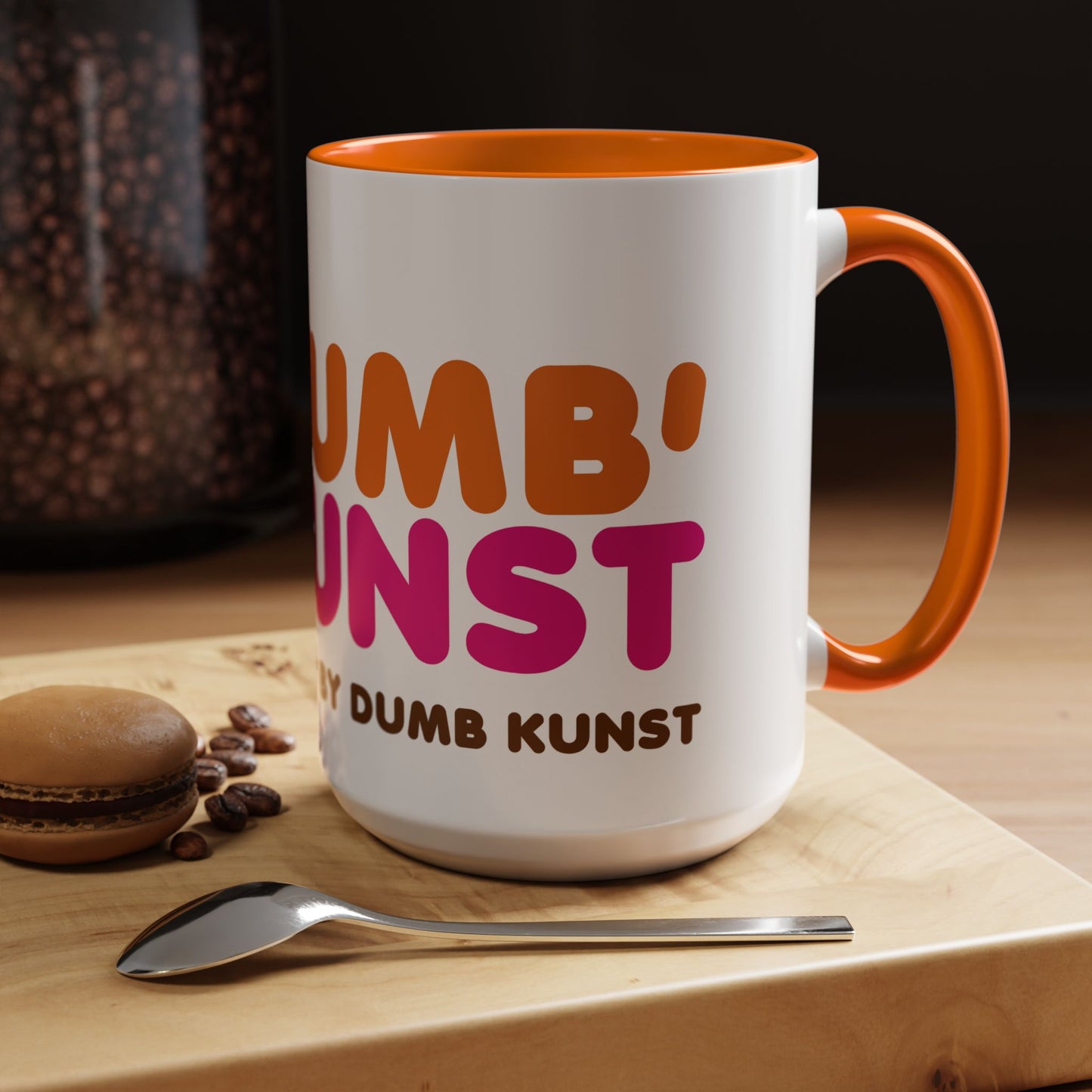 DK11: America Runs on Dumb Kunst (Logo Edition) - Ceramic Coffee Mugs