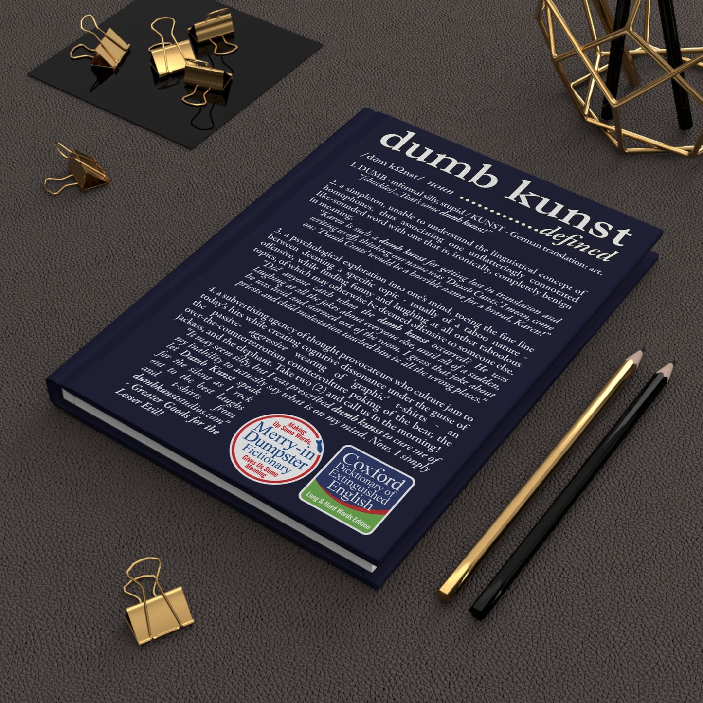 DK171: Dumb Kunst Defined - Hardcover Writing Journal