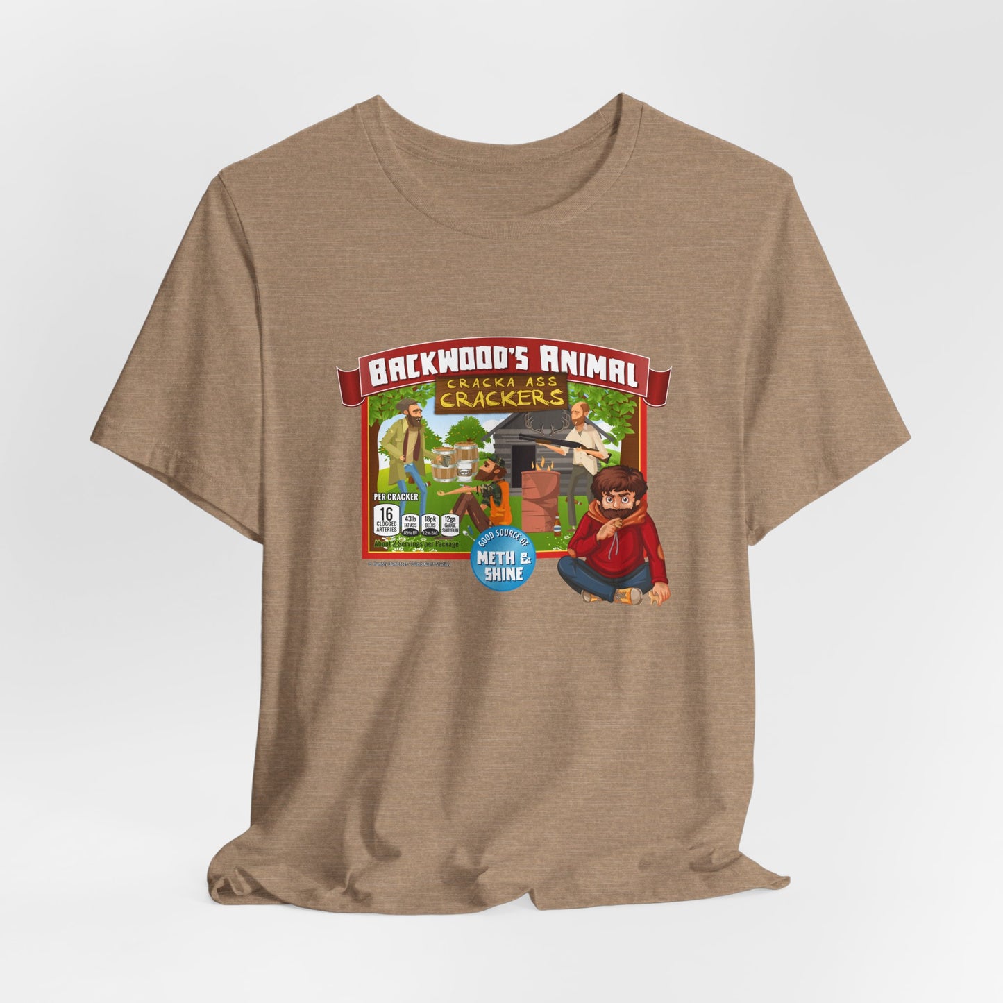 DK77: Animal Cracka' Ass Crackas - Unisex S/S T-Shirt