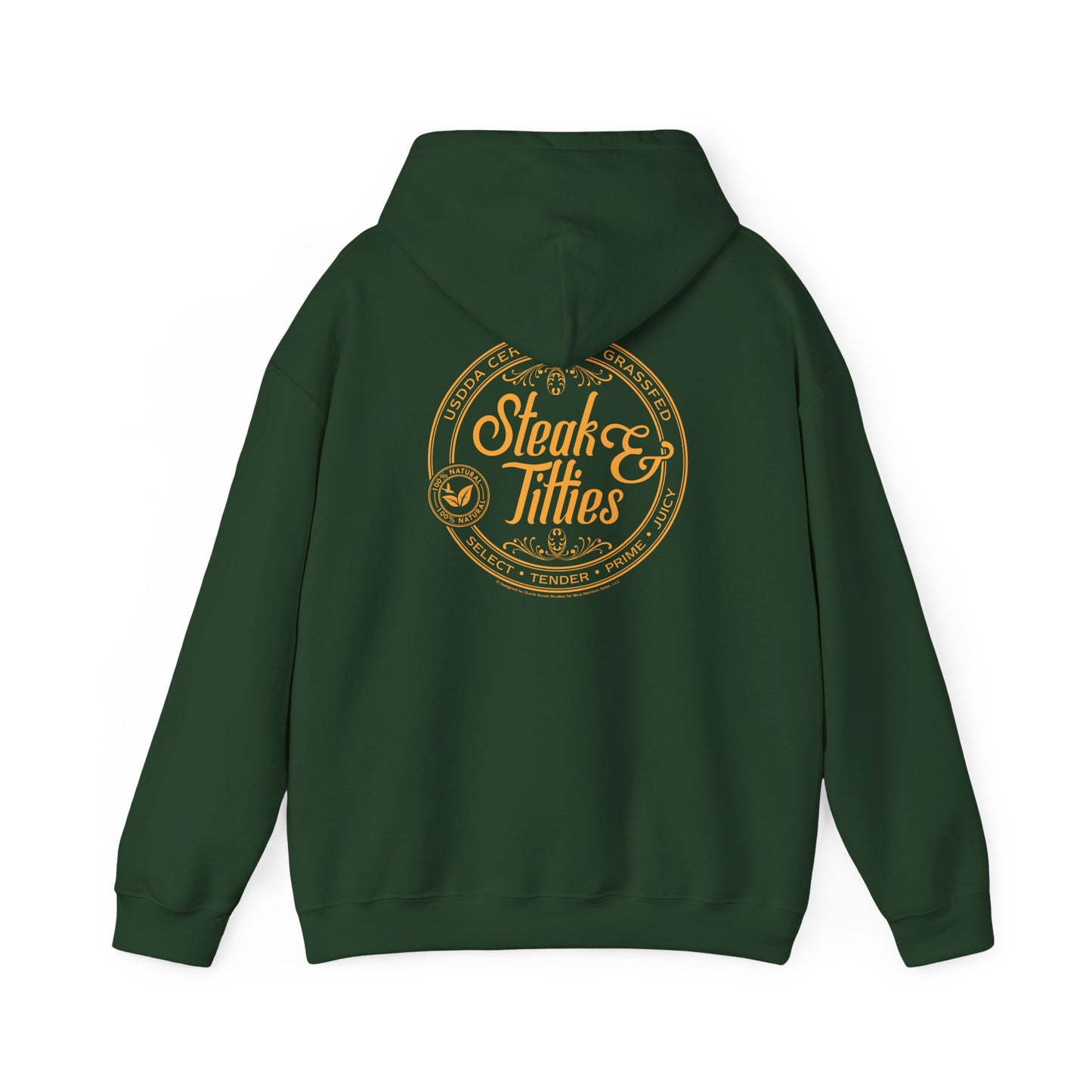 DK225: Steak & Titties - Adult Hooded Sweatshirt