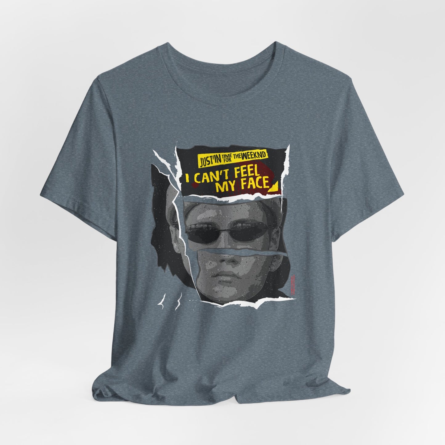 DK202: Can't Feel My Face - Unisex S/S T-Shirt
