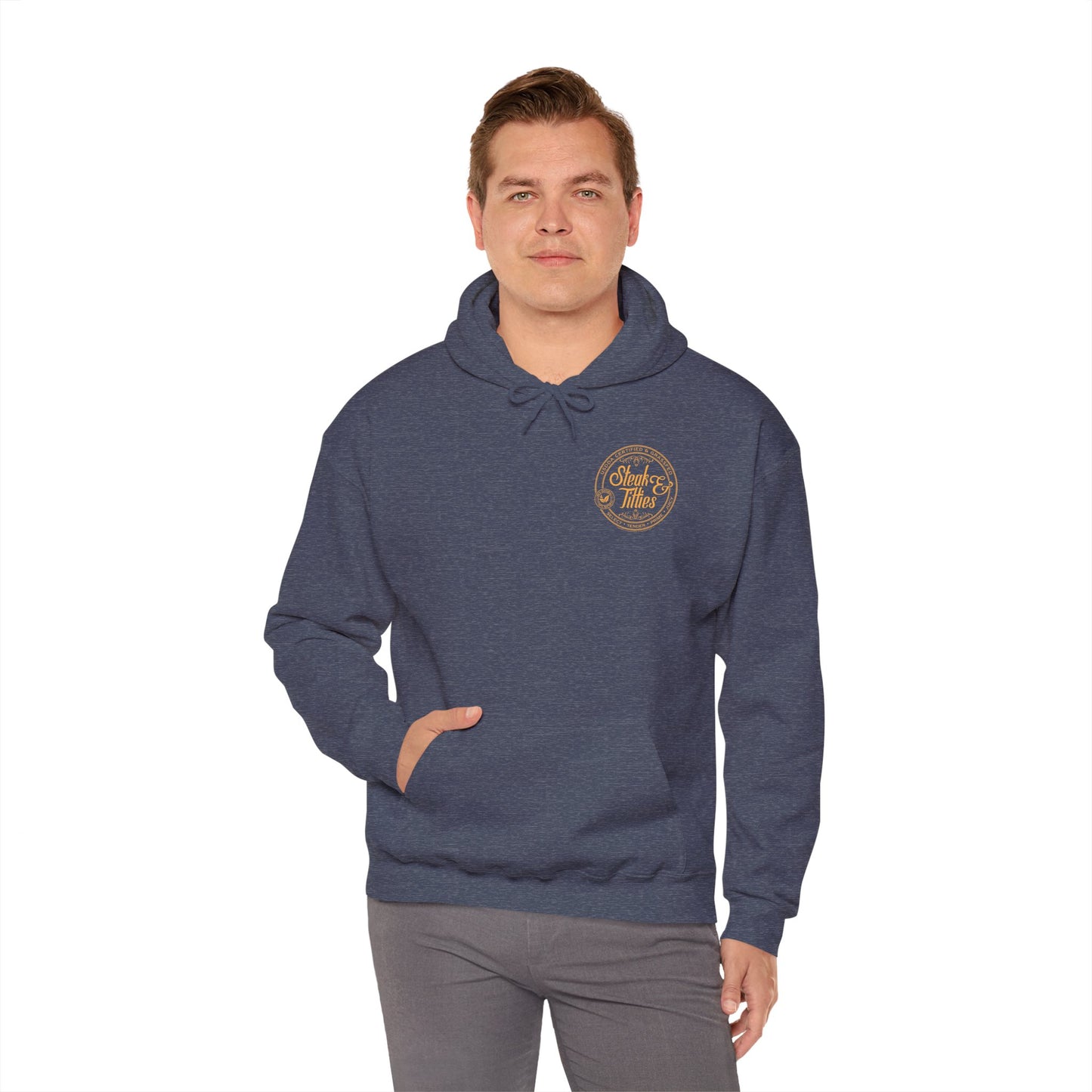 DK225: Steak & Titties - Adult Hooded Sweatshirt