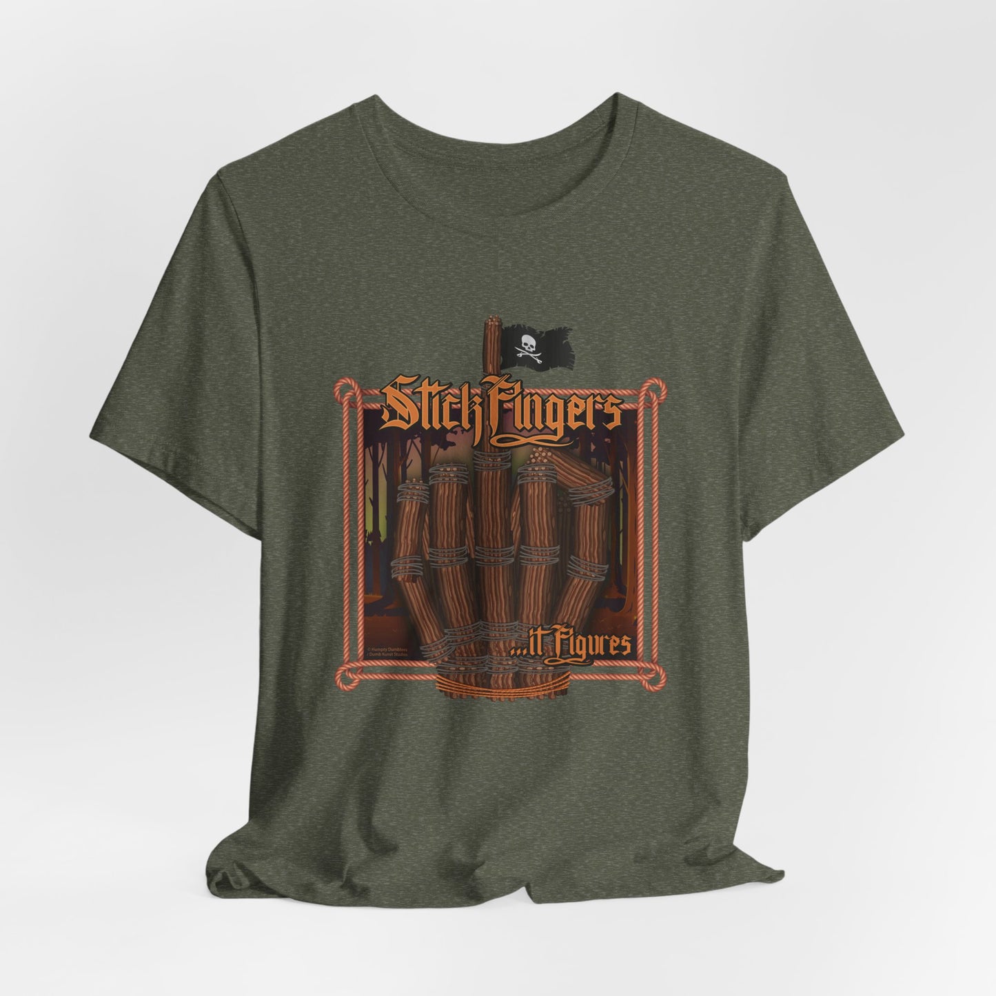 DK218: It Stick Figures - Unisex S/S T-Shirt