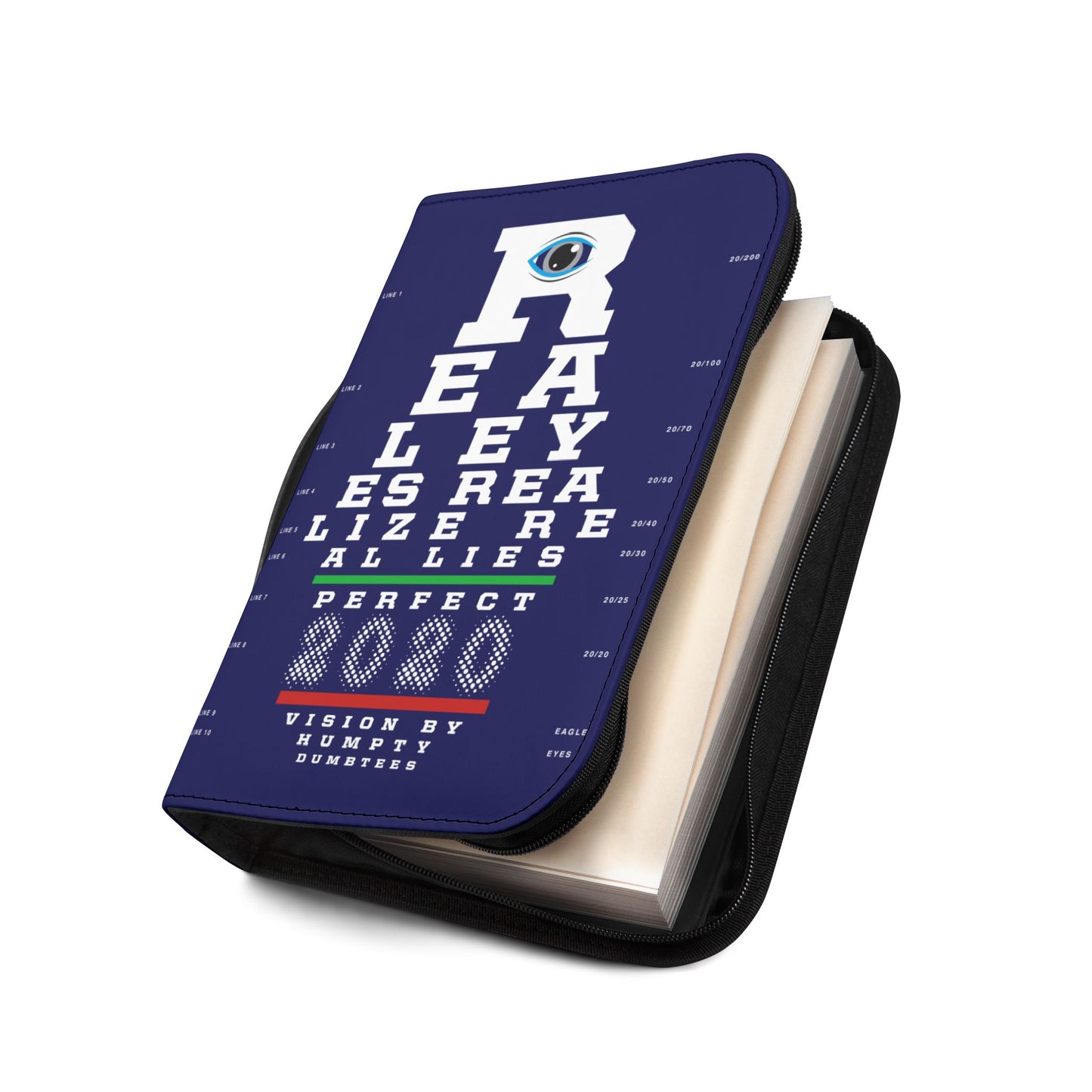 DK109: Real Eyes Realize Real Lies - Bible Cover