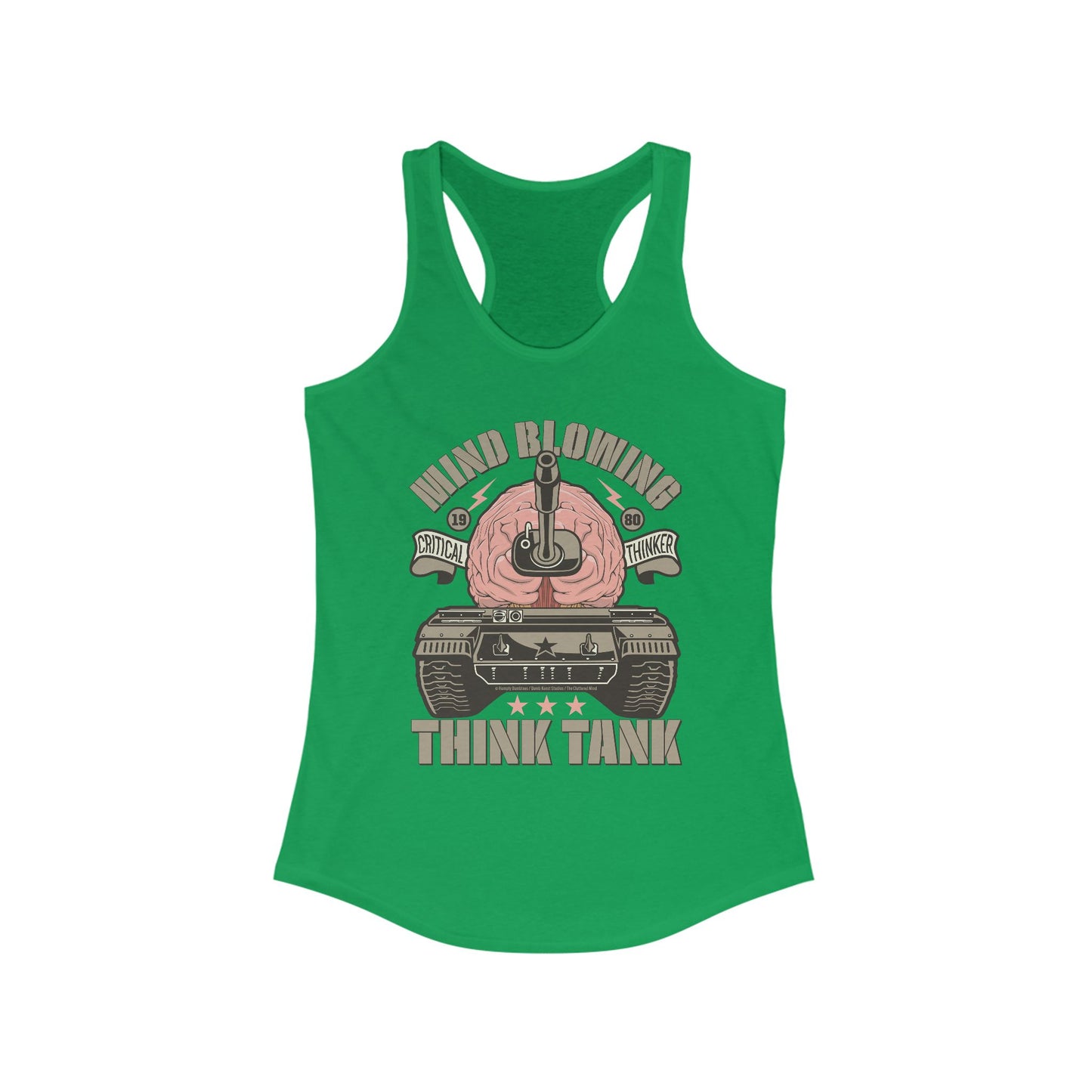 DK125: Think Tank - Ladies Racerback Tank