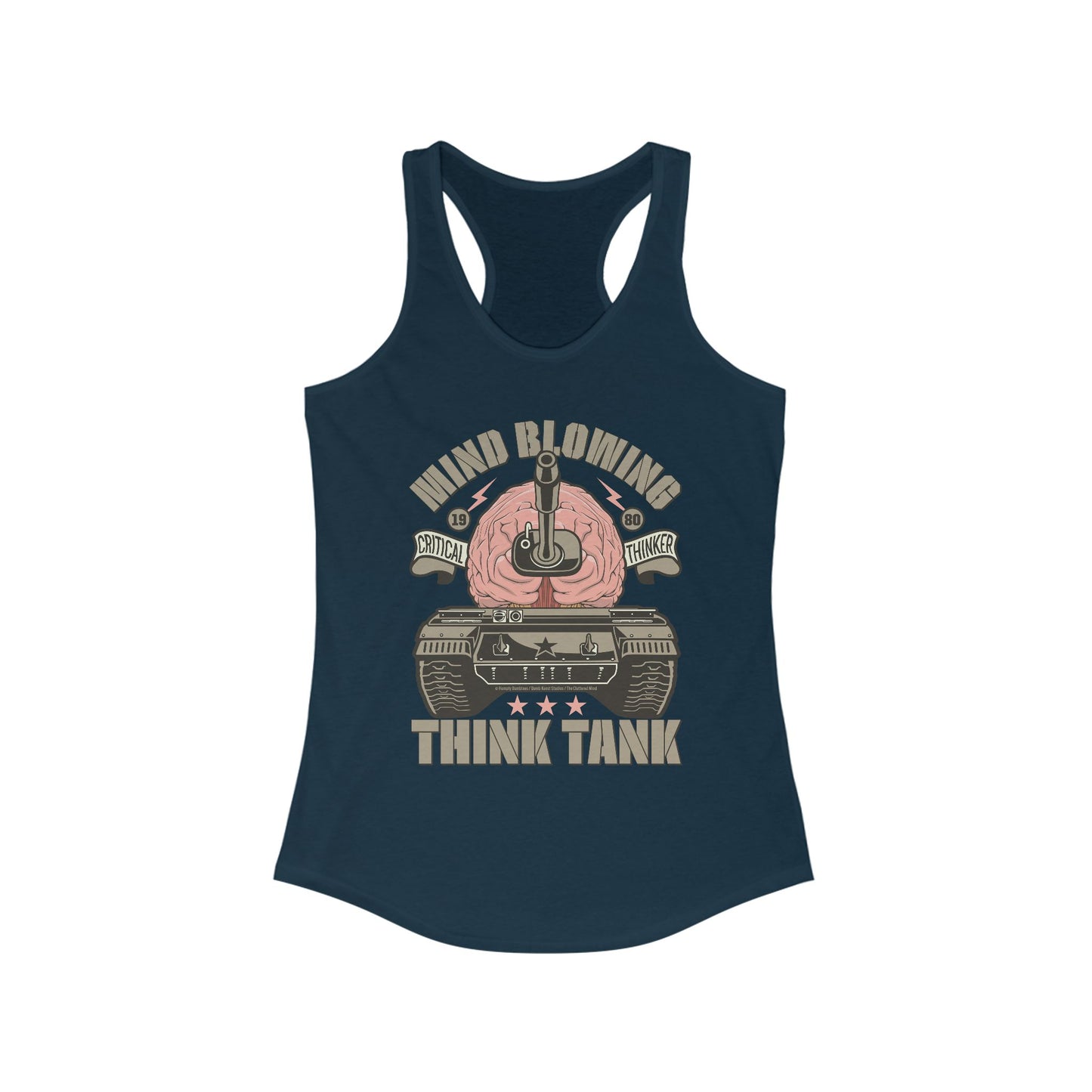 DK125: Think Tank - Ladies Racerback Tank