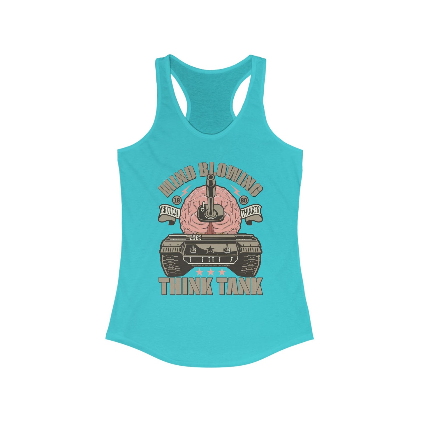 DK125: Think Tank - Ladies Racerback Tank