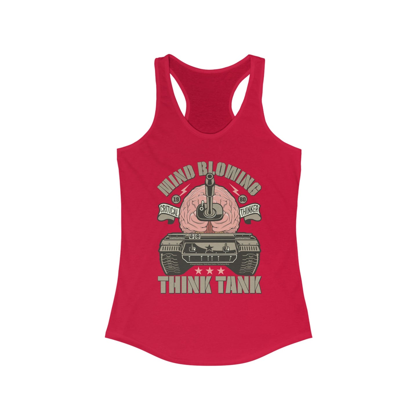 DK125: Think Tank - Ladies Racerback Tank