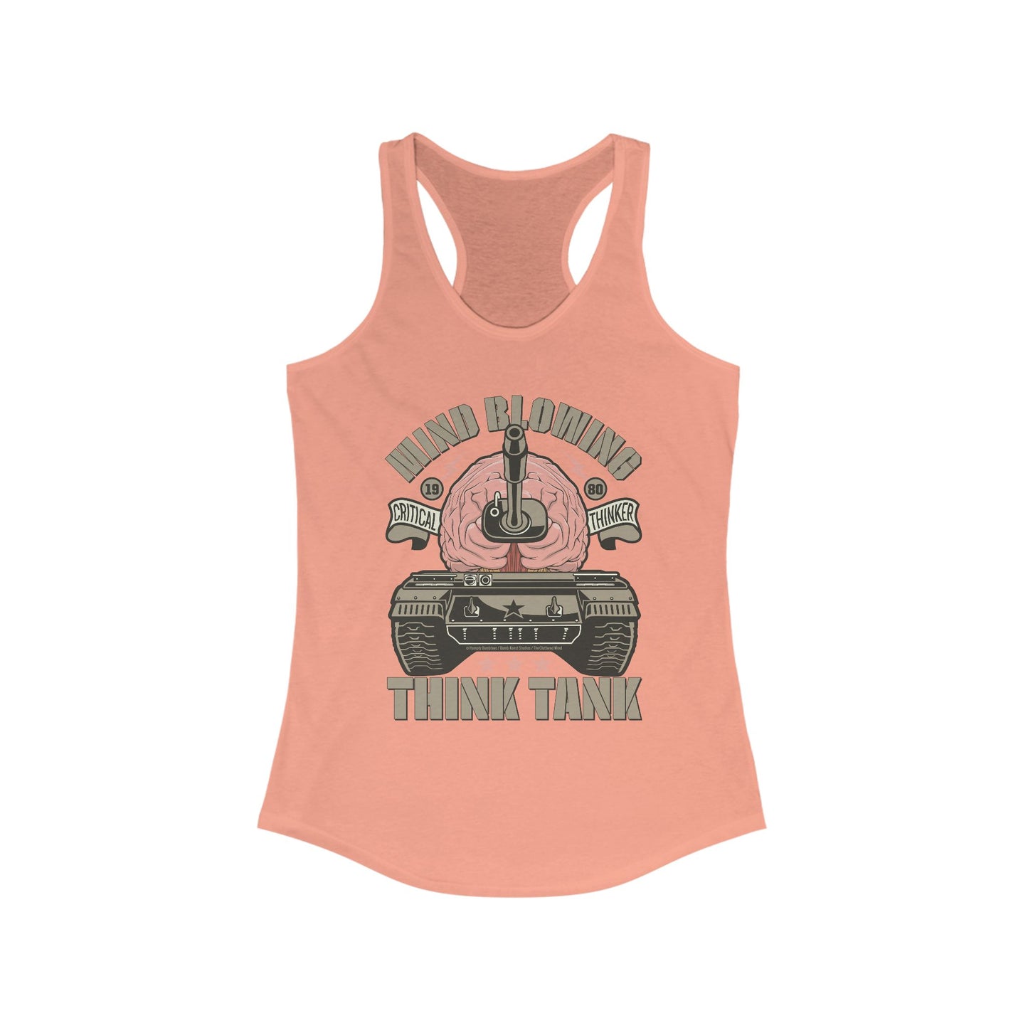 DK125: Think Tank - Ladies Racerback Tank