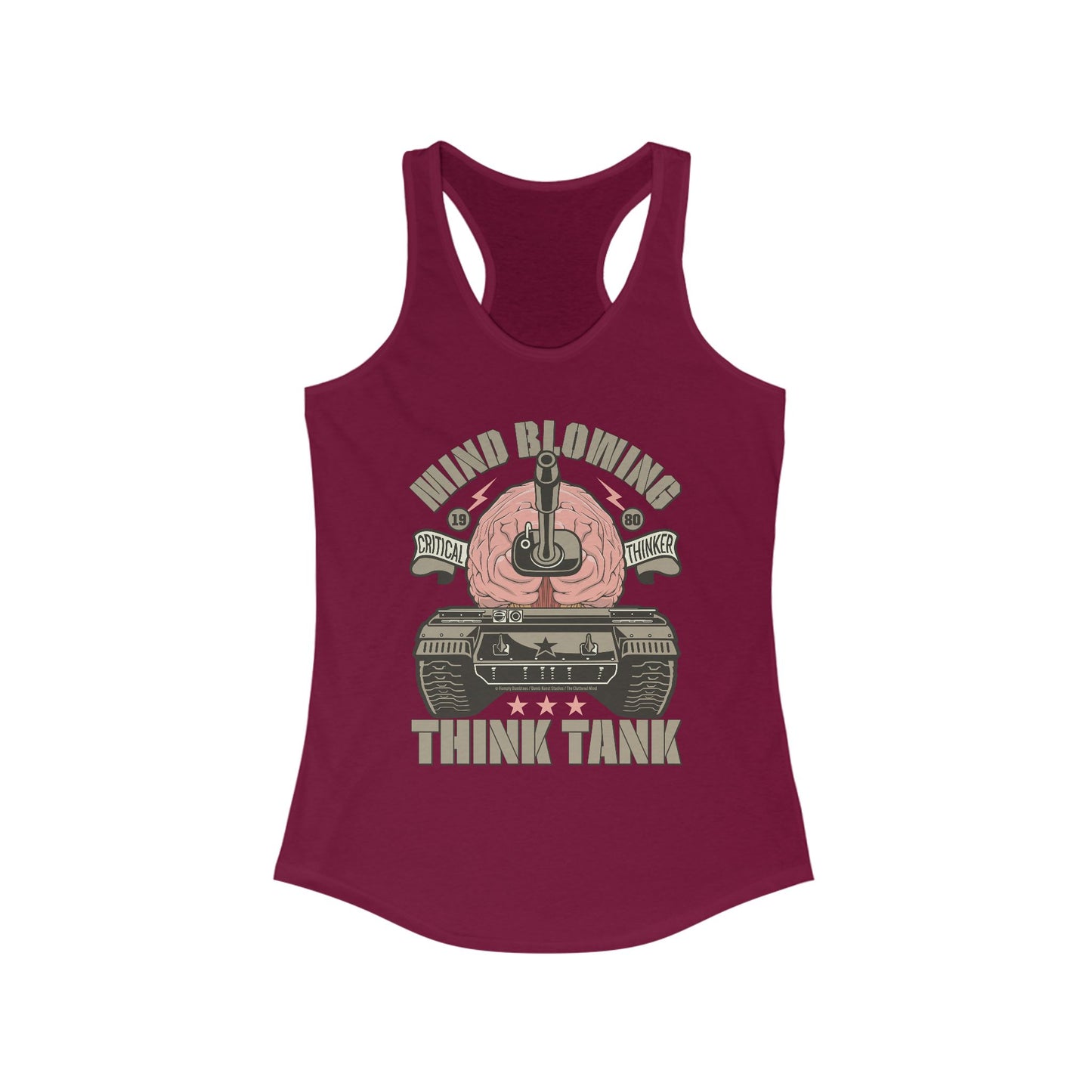 DK125: Think Tank - Ladies Racerback Tank