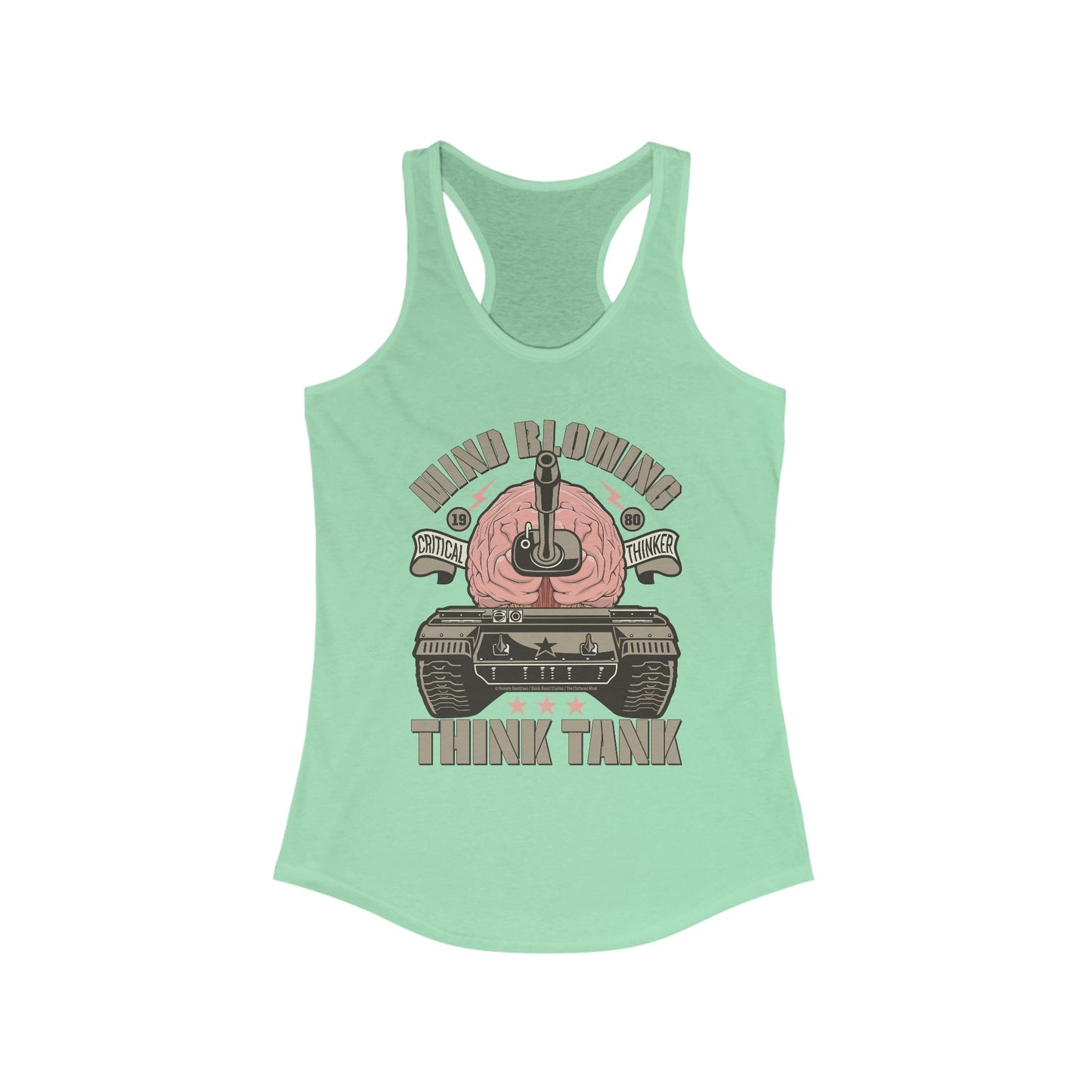 DK125: Think Tank - Ladies Racerback Tank