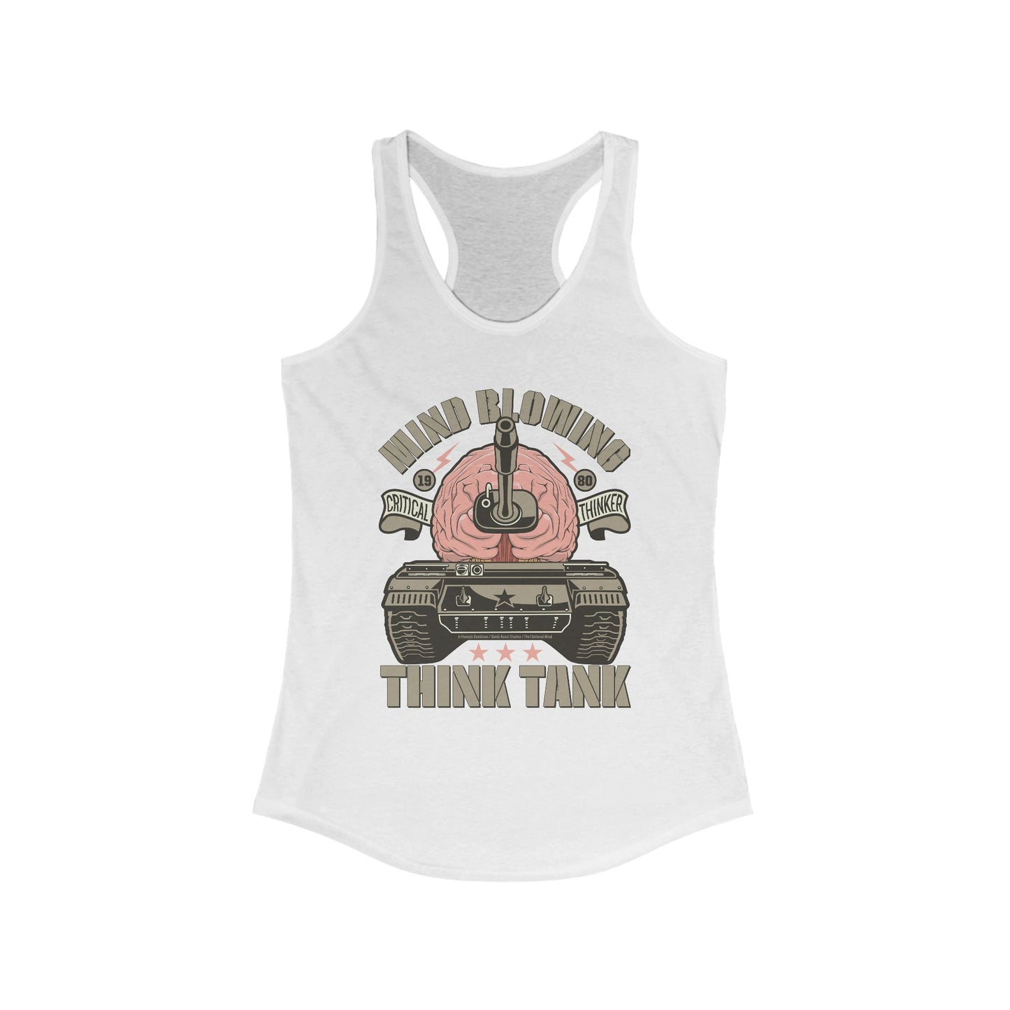 DK125: Think Tank - Ladies Racerback Tank