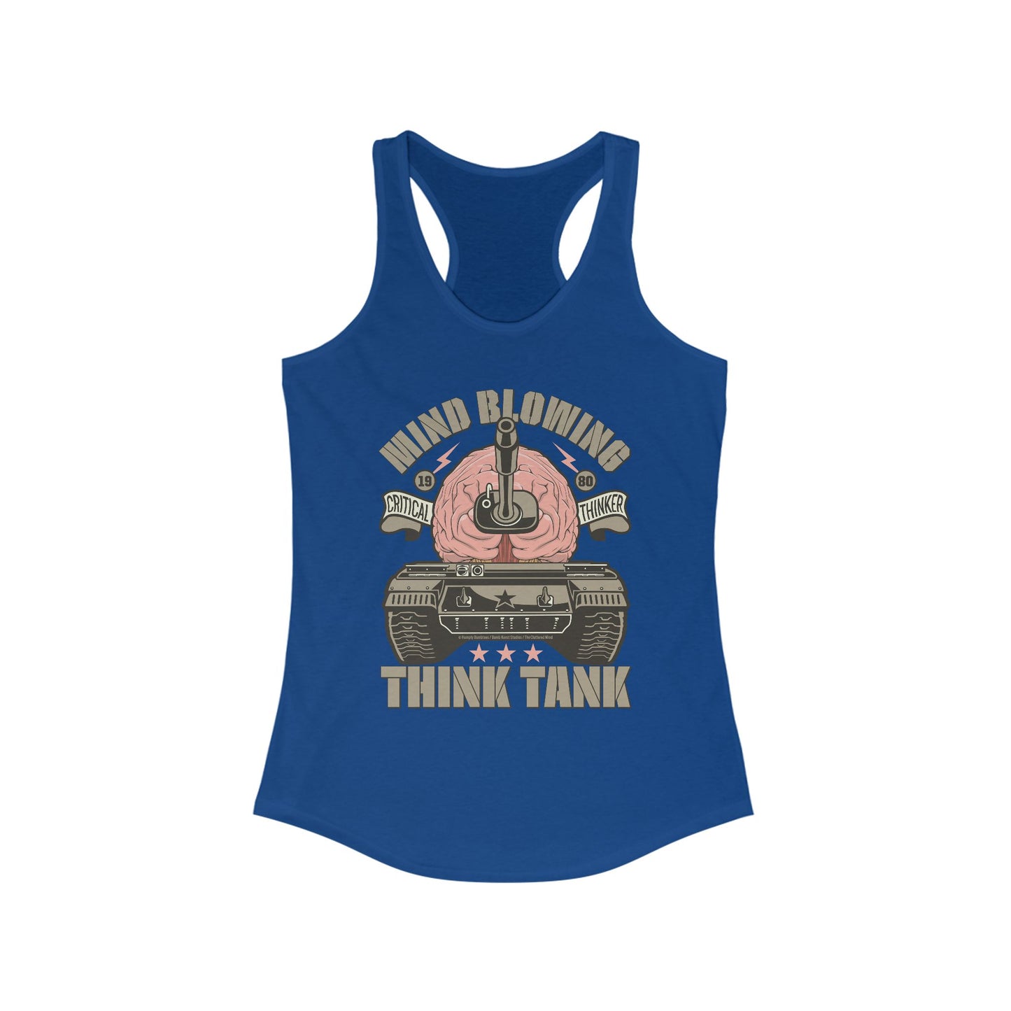 DK125: Think Tank - Ladies Racerback Tank