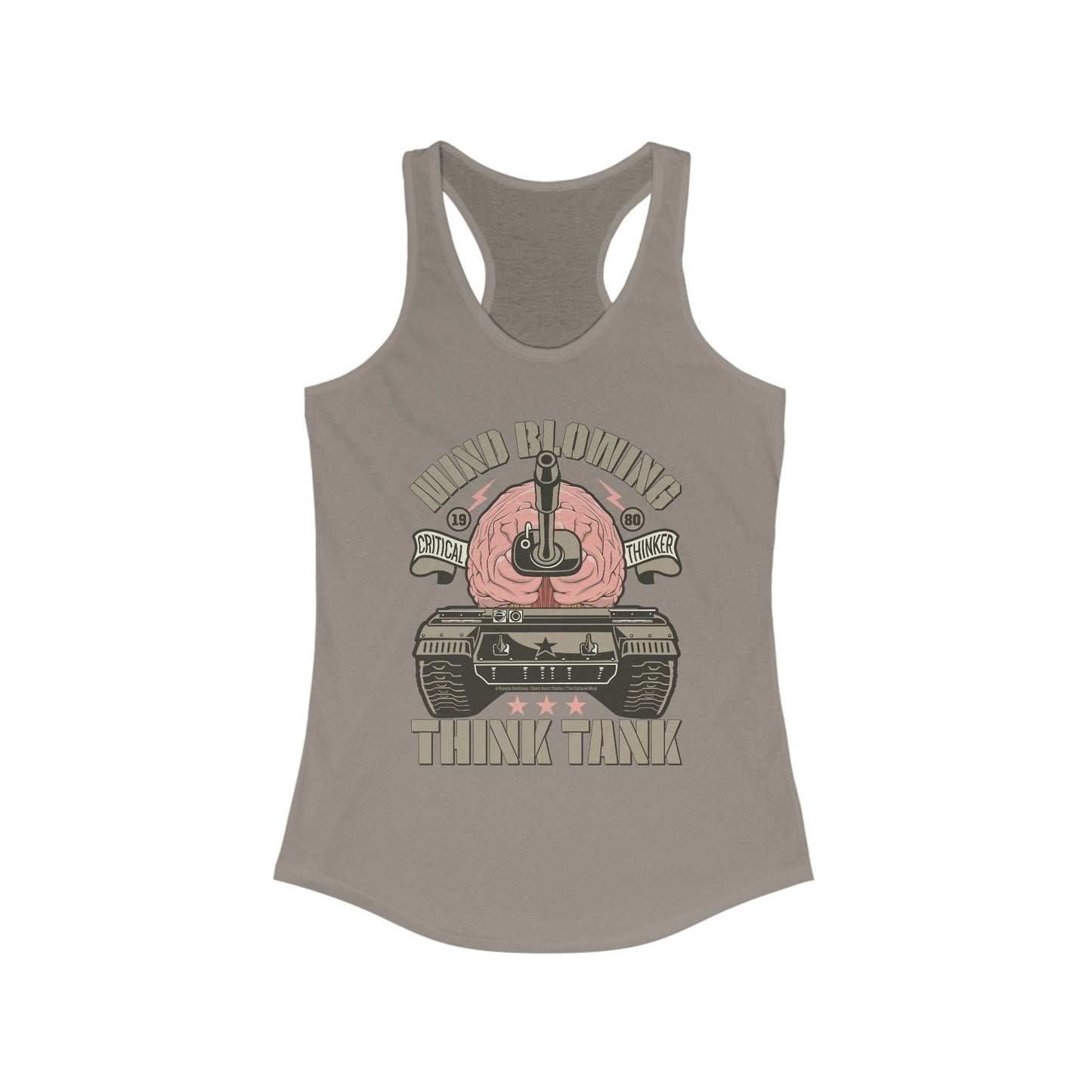 DK125: Think Tank - Ladies Racerback Tank
