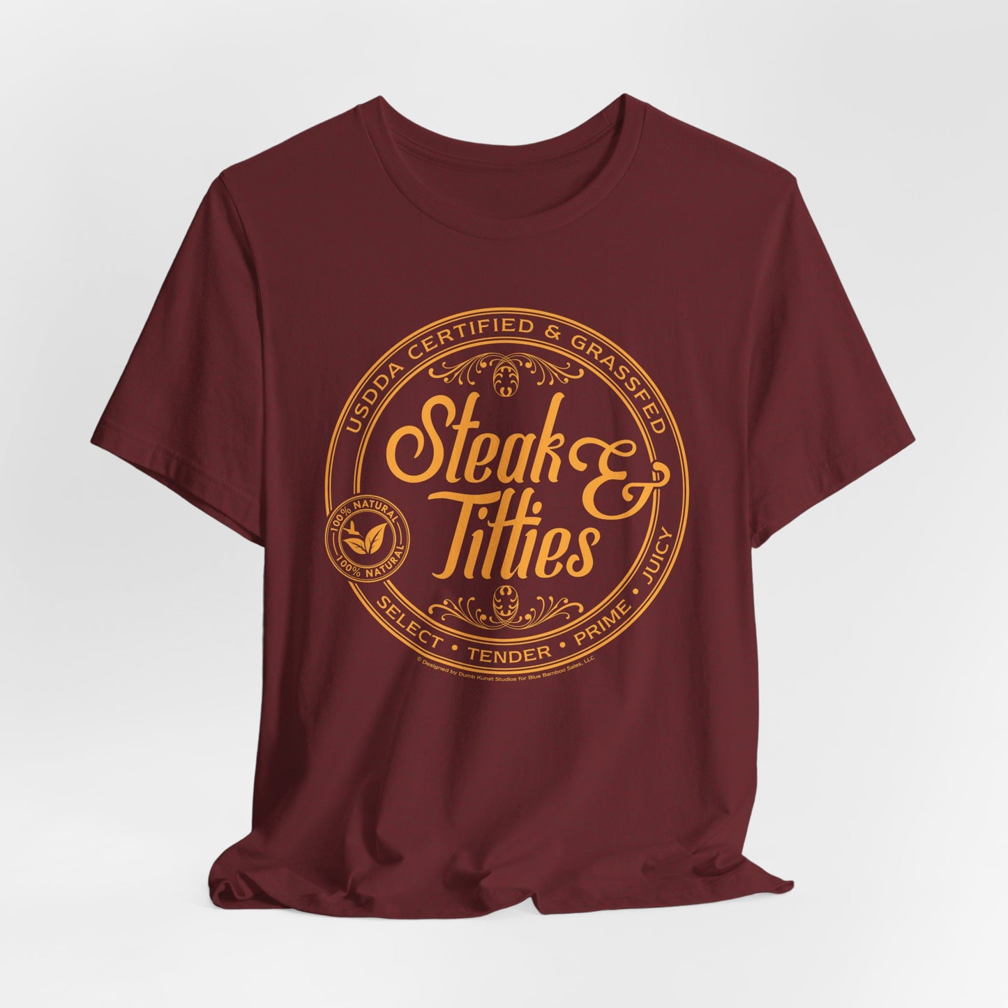 DK225: Steak & Titties - Unisex S/S T-Shirt