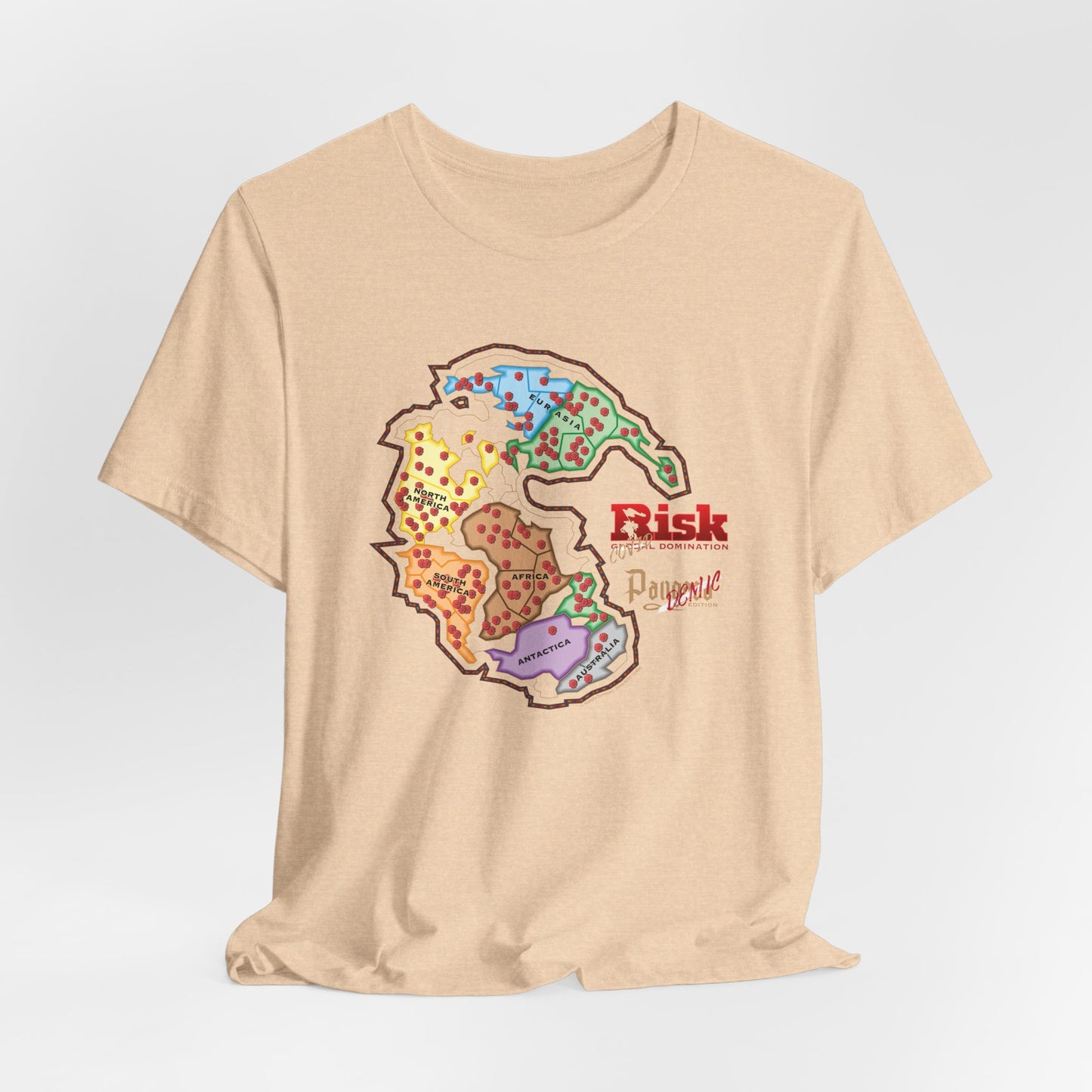 DK107: Don't RISK Global Domination - Unisex S/S T-Shirt