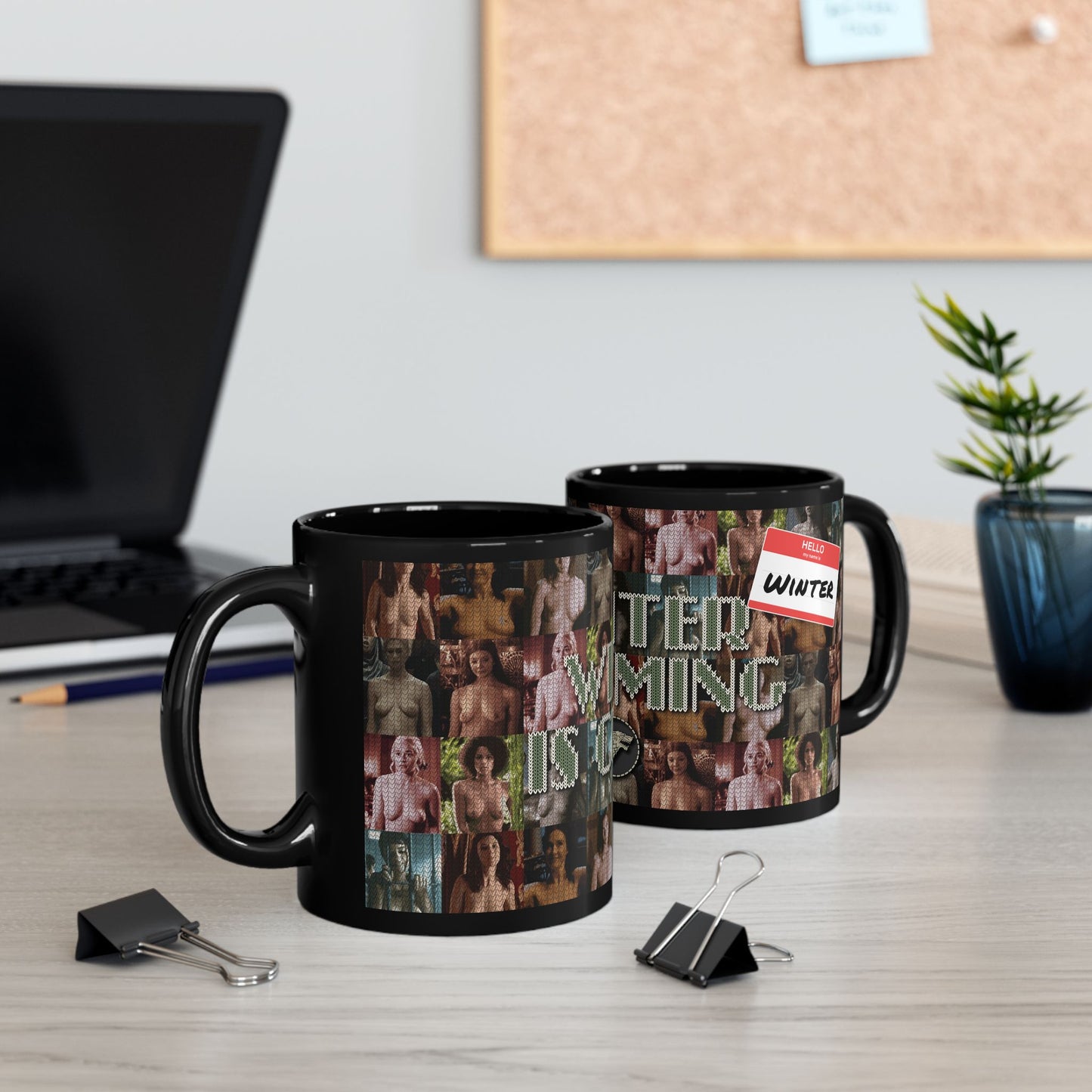 DK193: Winter Is Cuming - Ceramic Coffee Mugs