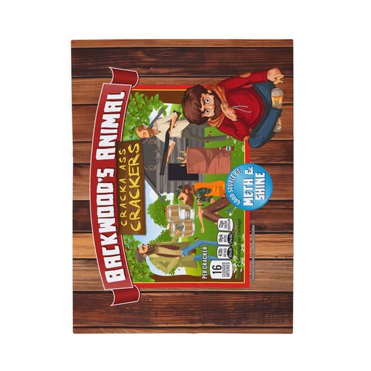 DK77: Animal Cracka' Ass Crackas - Velveteen Plush Blanket