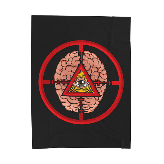 DK41: The Cluttered Mind - Velveteen Plush Blanket