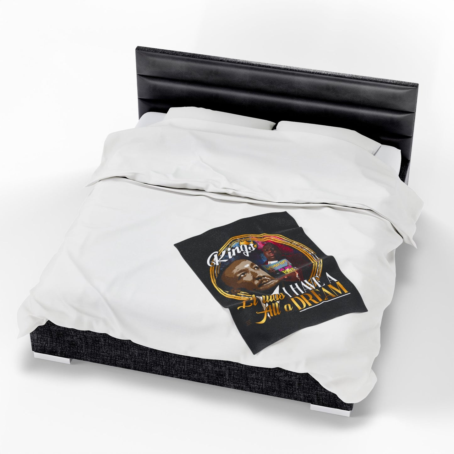 DK50: King Recognize King - Velveteen Plush Blanket