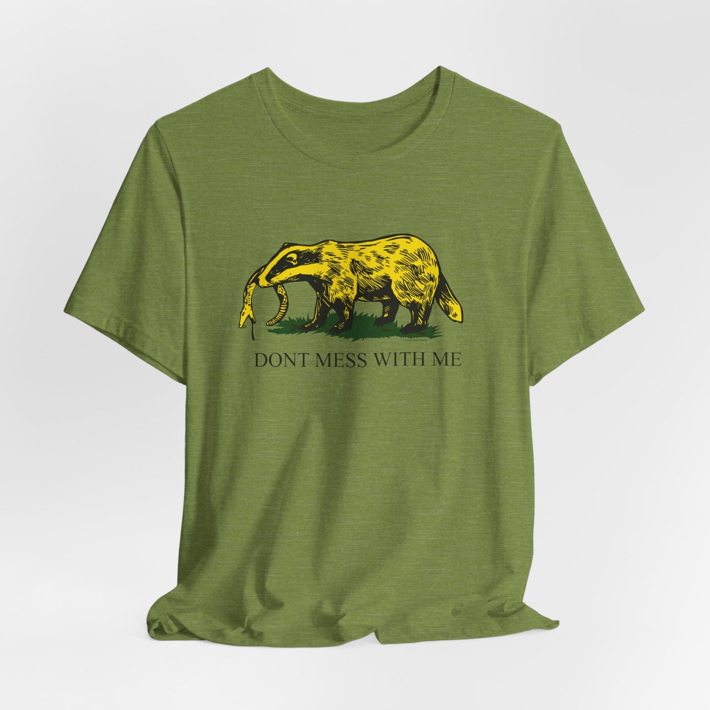DK14: Honey Badger Don't Give a "Mess" - Unisex S/S T-Shirt
