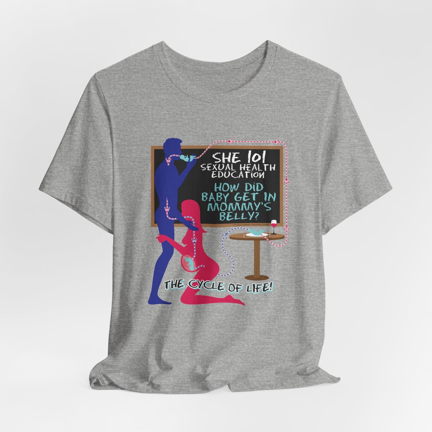 DK184: Baby In The Belly - Unisex S/S T-Shirt