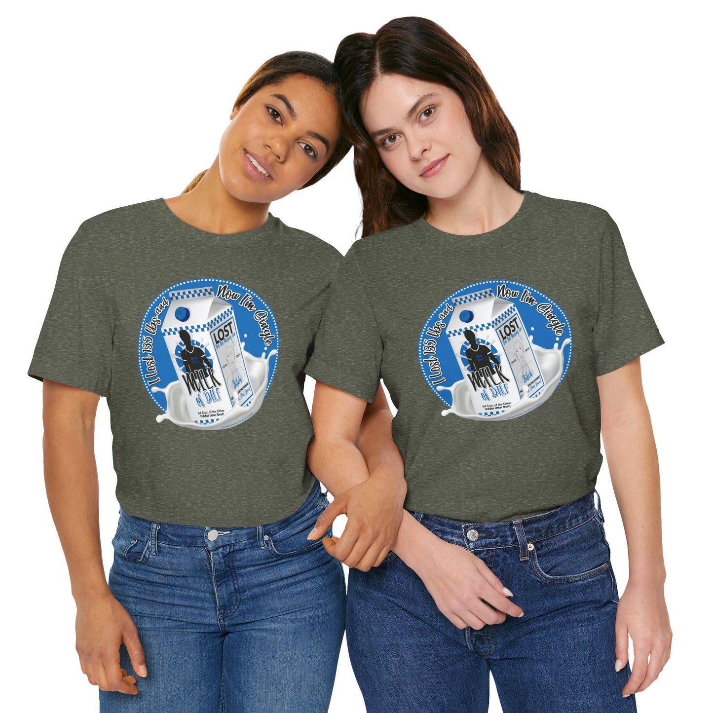DK91: Not Really "Missing" (Lost 135 lbs / His Edition) - Unisex S/S T-Shirt