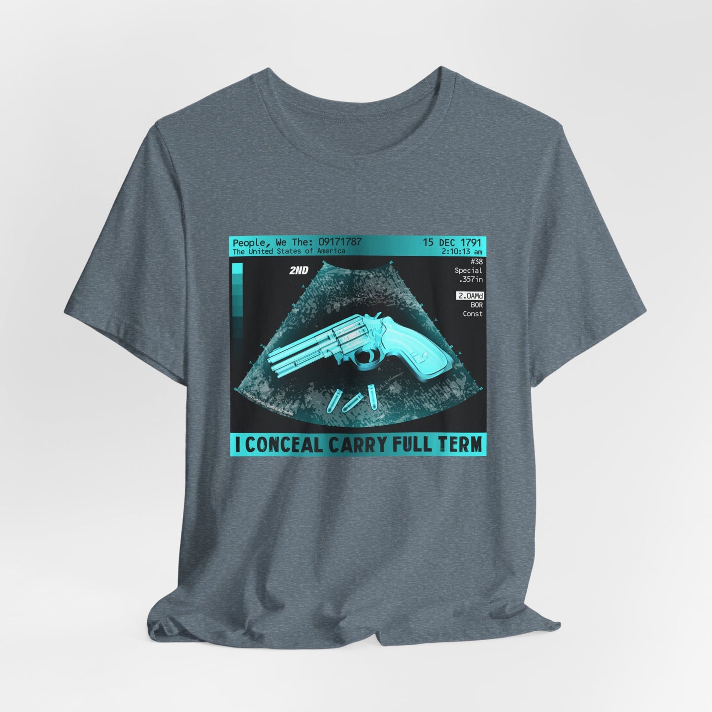 DK73: I Conceal Carry Full Term - Unisex S/S T-Shirt