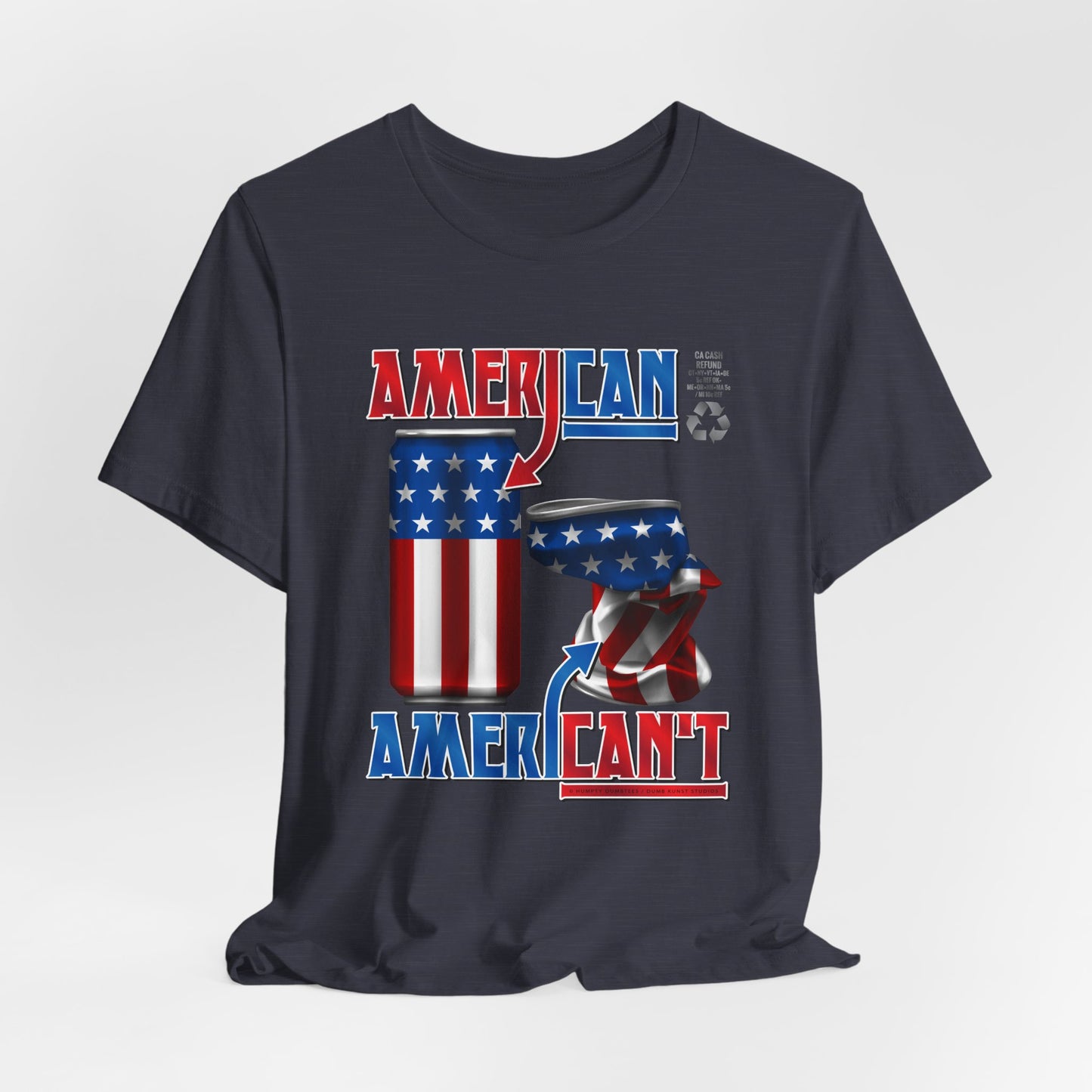 DK166: American't Recycling - Unisex S/S T-Shirt
