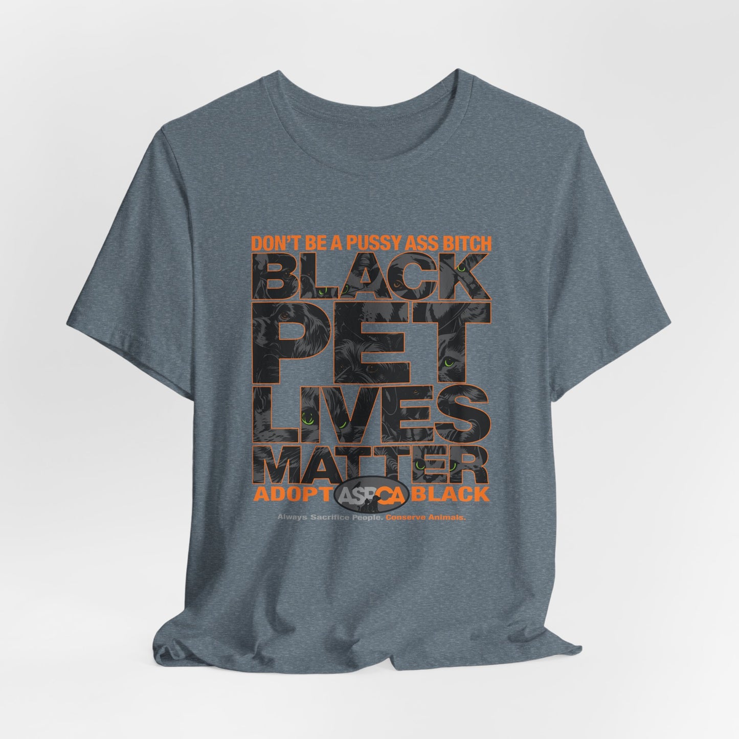 DK219: ASPCA (Black Pet Edition) - Unisex S/S T-Shirt