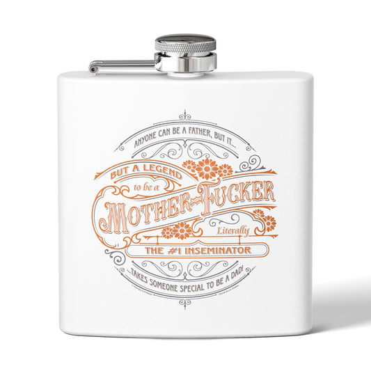 DK133: My Super Hero - 6oz Stainless Steel Hip Flask