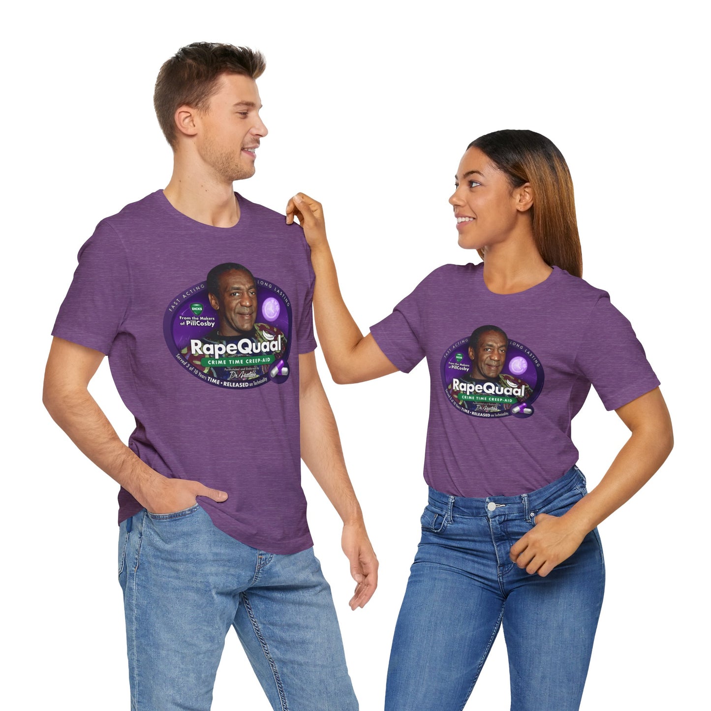 DK102: RapeQuaal by Pill Cosby - Unisex S/S T-Shirt