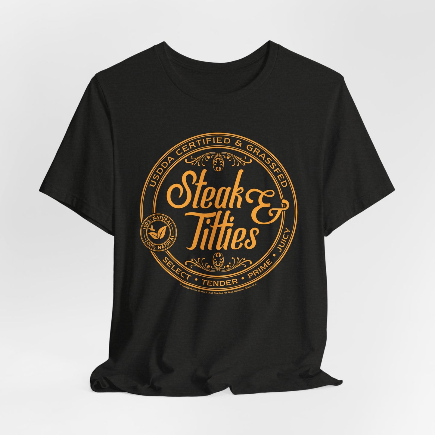 DK225: Steak & Titties - Unisex S/S T-Shirt