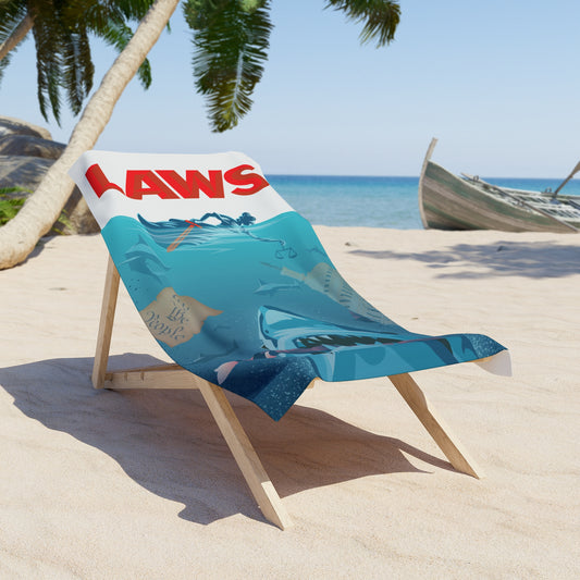 DK101: Break Their Jaws - 30"x60" Beach Towel
