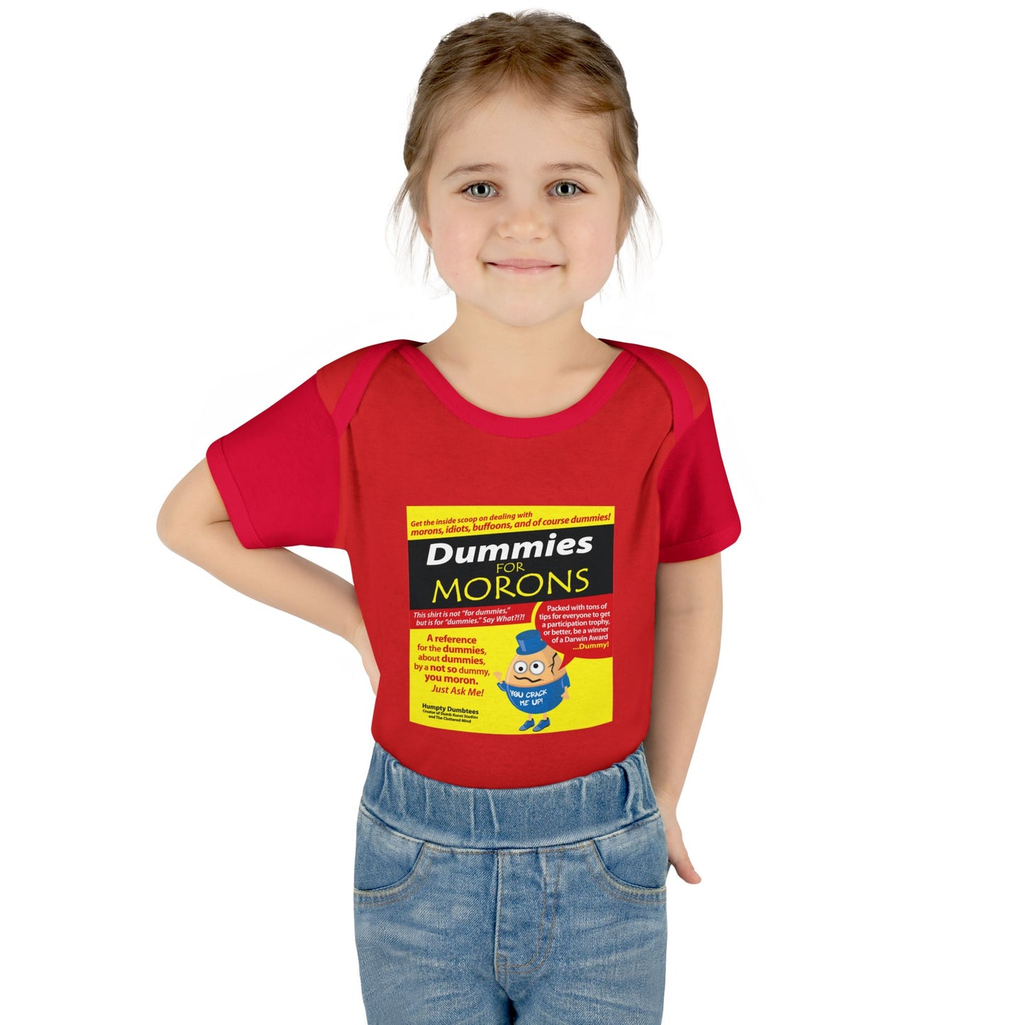 DK111: Dummies For Morons - Infant Sized Onsie