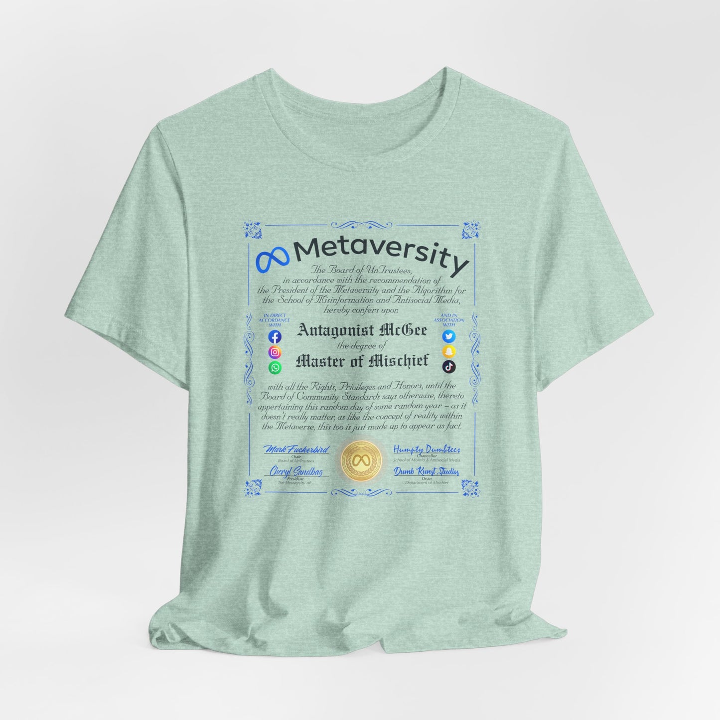 DK160: The Metaversity Of... - Unisex S/S T-Shirt